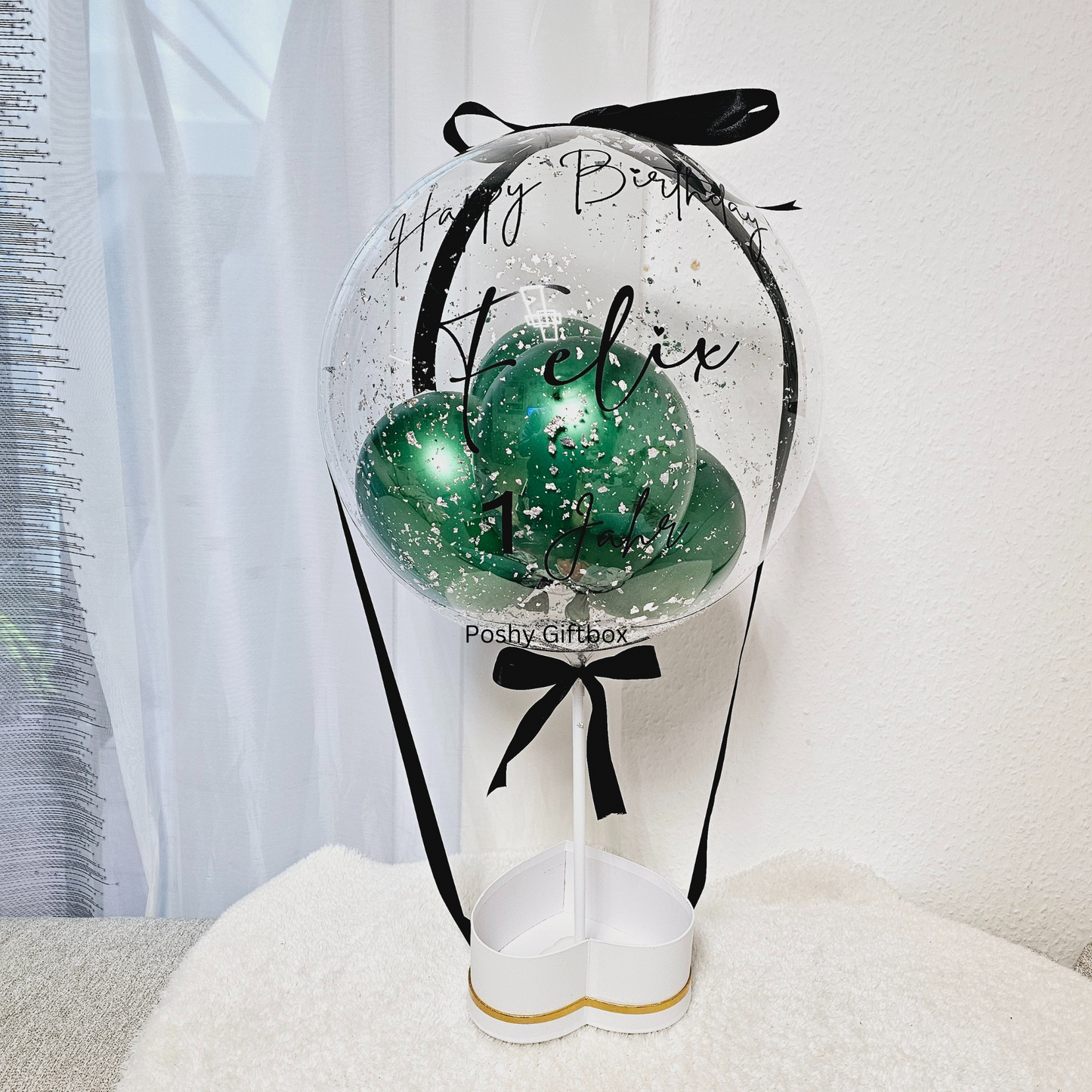 Ballon zum Geburtstag Männer/ Geschenkbox/Ehemann Geschenk/Wellness Box Männer/Geschenk Kolleg/Geschenk für Freund/Bruder Papa Geschenk PoshyGiftbox