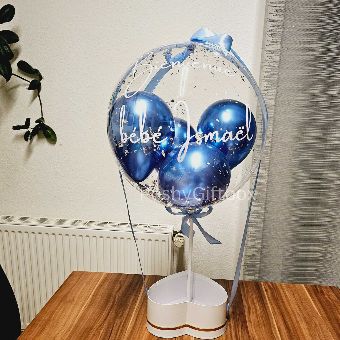 Weihnachtsballon mit Weihnachtsblumen/Weihnachtsgeschenk/Weihnachtsdeko/Firmengeschenk Weihnachten/Frauen Weihnachtsgeschenk/Sinnvolle Geschenke Weihnachten/Mama Geschenk PoshyGiftbox