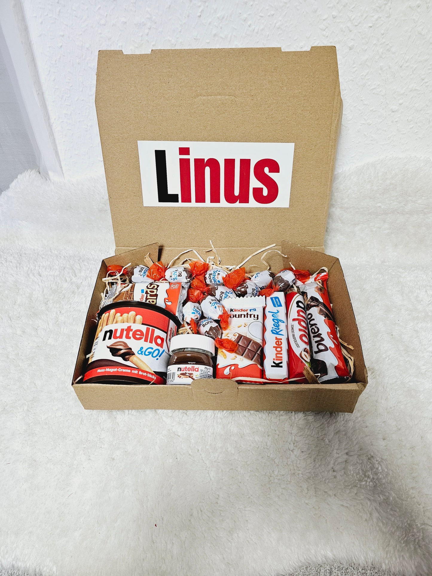 Geburtstagsgeschenk /Schokoladen mit Namen /Geschenk Set Personalisiert/Nutella Geschenk/Weihnachtsgeschenk/Geschenk Kinder/Erwachsen PoshyGiftbox