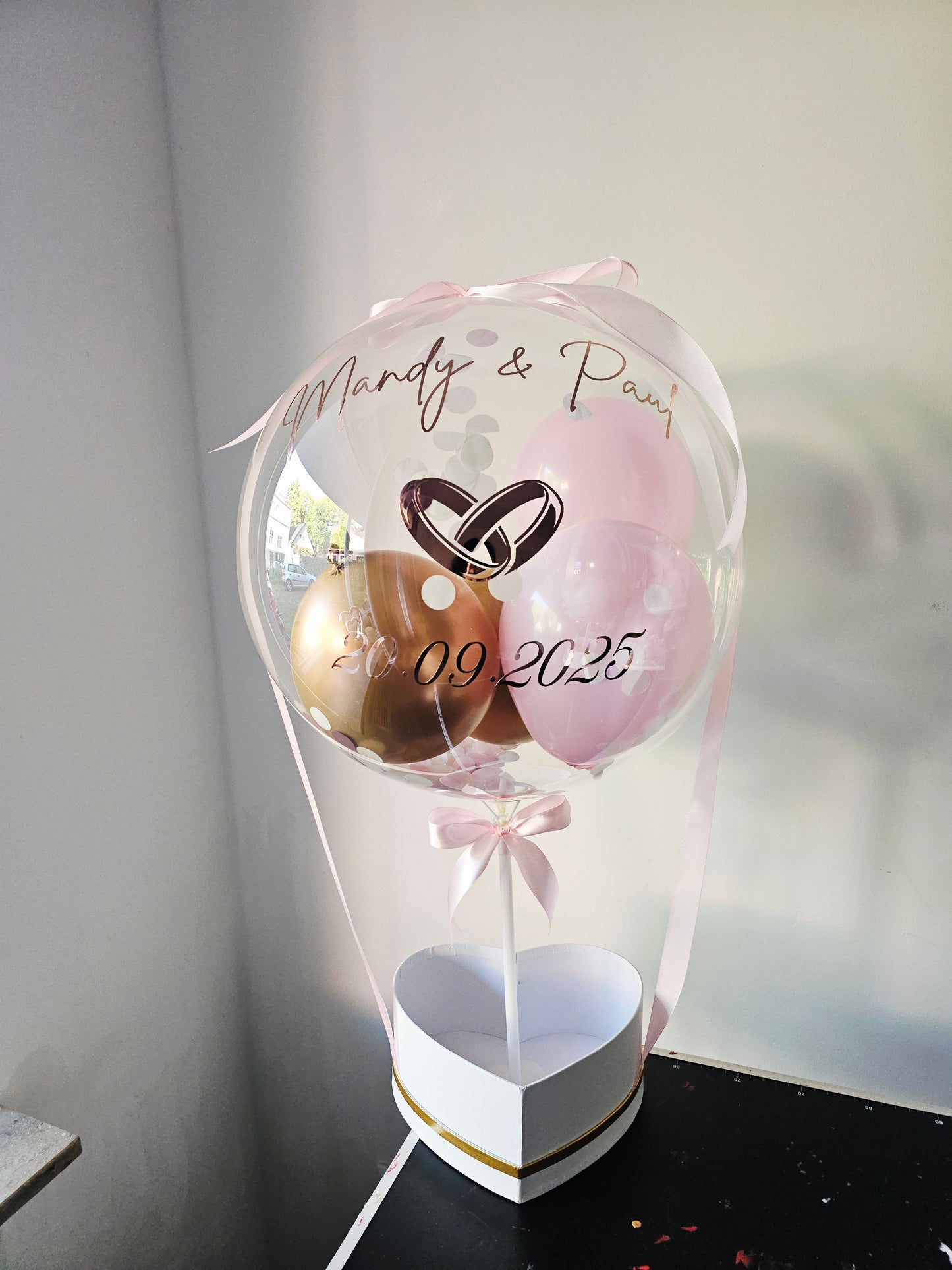 Geburtstagsgeschenk/Hochzeitstag Geschenk/Ballongeschenk /Geschenk Mama/Ballon personalisiert/Verlobungsgeschenk/Geschenk Männer PoshyGiftbox