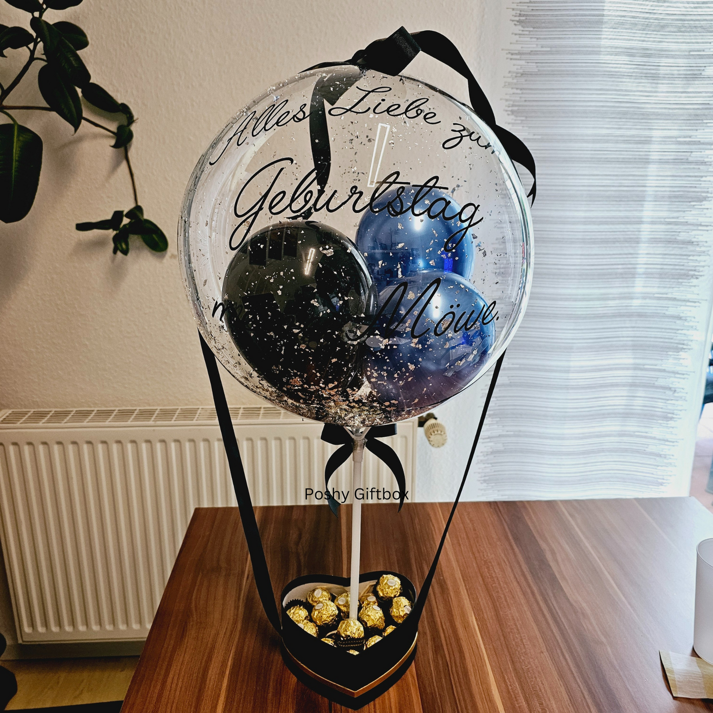 Ballon zum Geburtstag Männer/ Geschenkbox/Ehemann Geschenk/Wellness Box Männer/Geschenk Kolleg/Geschenk für Freund/Bruder Papa Geschenk PoshyGiftbox