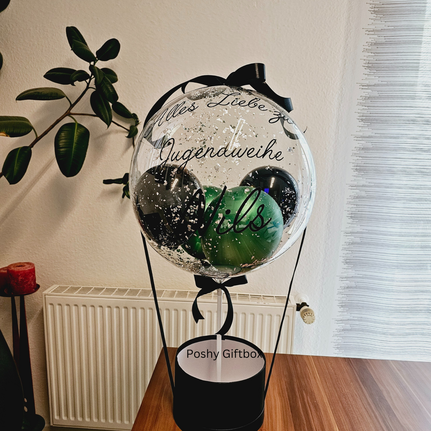 Ballon zum Geburtstag Männer/ Geschenkbox/Ehemann Geschenk/Wellness Box Männer/Geschenk Kolleg/Geschenk für Freund/Bruder Papa Geschenk PoshyGiftbox