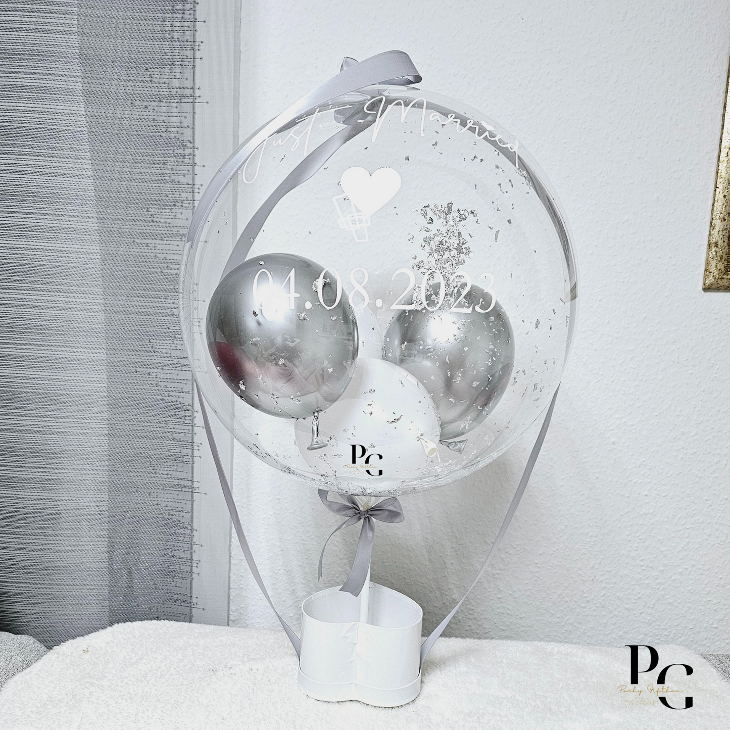 Ballon Geschenk/Geburtstagsgeschenk/Muttertagsgeschenk/ Geschenk Personalisiert/Schokoladenbox/Ballongeschenke Mama,Schwester,Ehefrau PoshyGiftbox