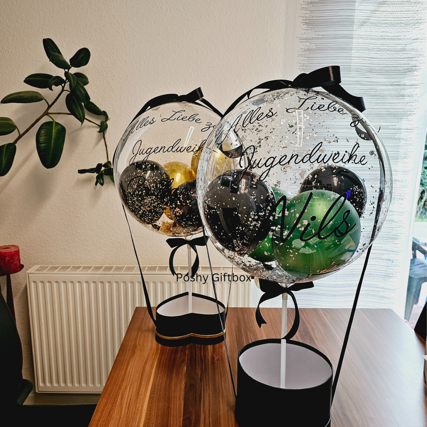 Ballon zum Geburtstag Männer/ Geschenkbox/Ehemann Geschenk/Wellness Box Männer/Geschenk Kolleg/Geschenk für Freund/Bruder Papa Geschenk PoshyGiftbox