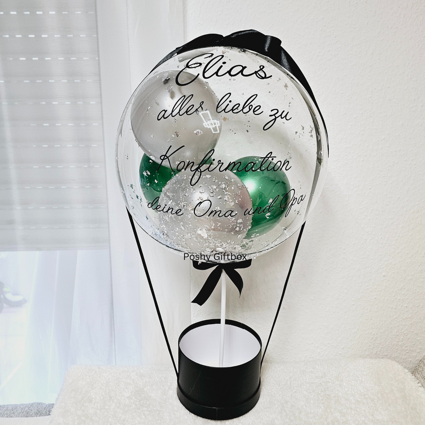 Ballon zum Geburtstag Männer/ Geschenkbox/Ehemann Geschenk/Wellness Box Männer/Geschenk Kolleg/Geschenk für Freund/Bruder Papa Geschenk PoshyGiftbox