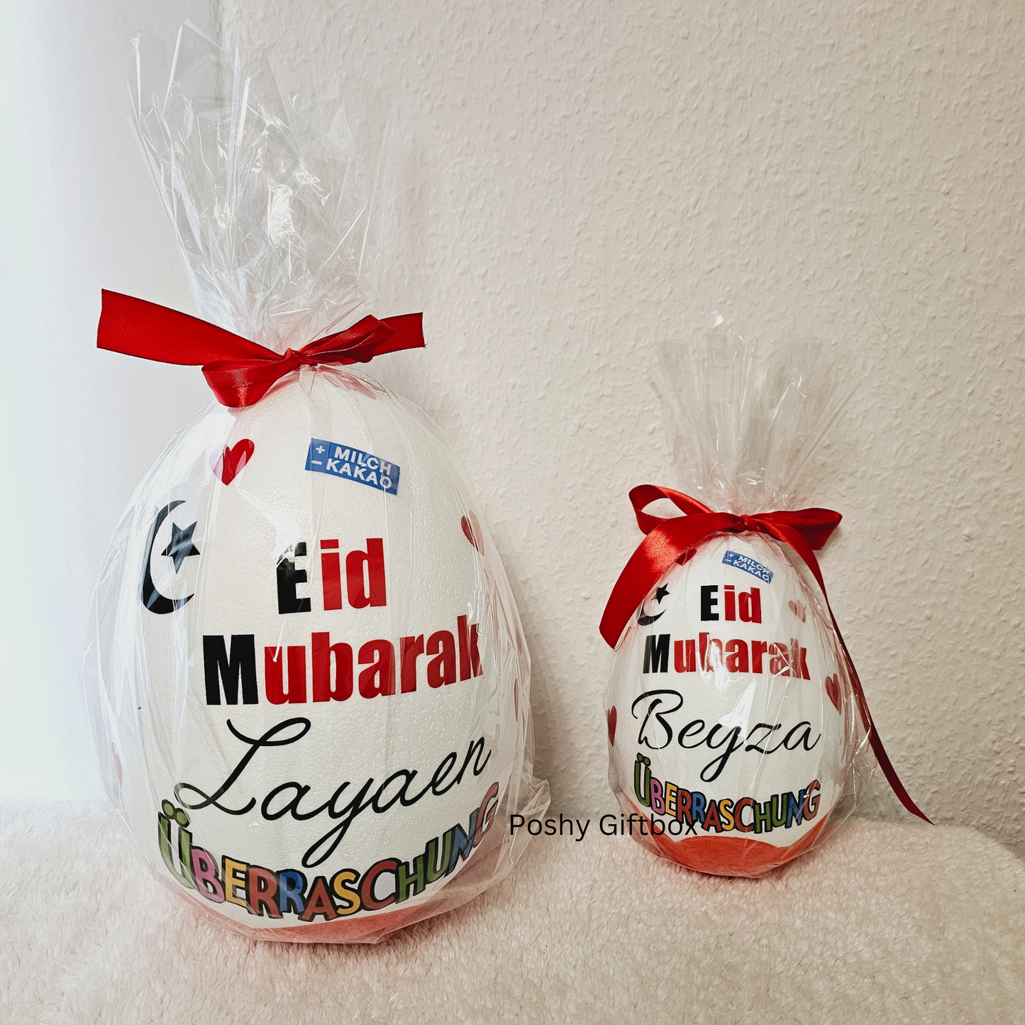 XXL Ü-ei SCHULKIND /Überraschungsei mit Wunschtext/Schokoladengeschenke/XXL Kinder Eier Personalisiert/Kindereier Personalisiert/Verschiedene Farbe und Designs PoshyGiftbox