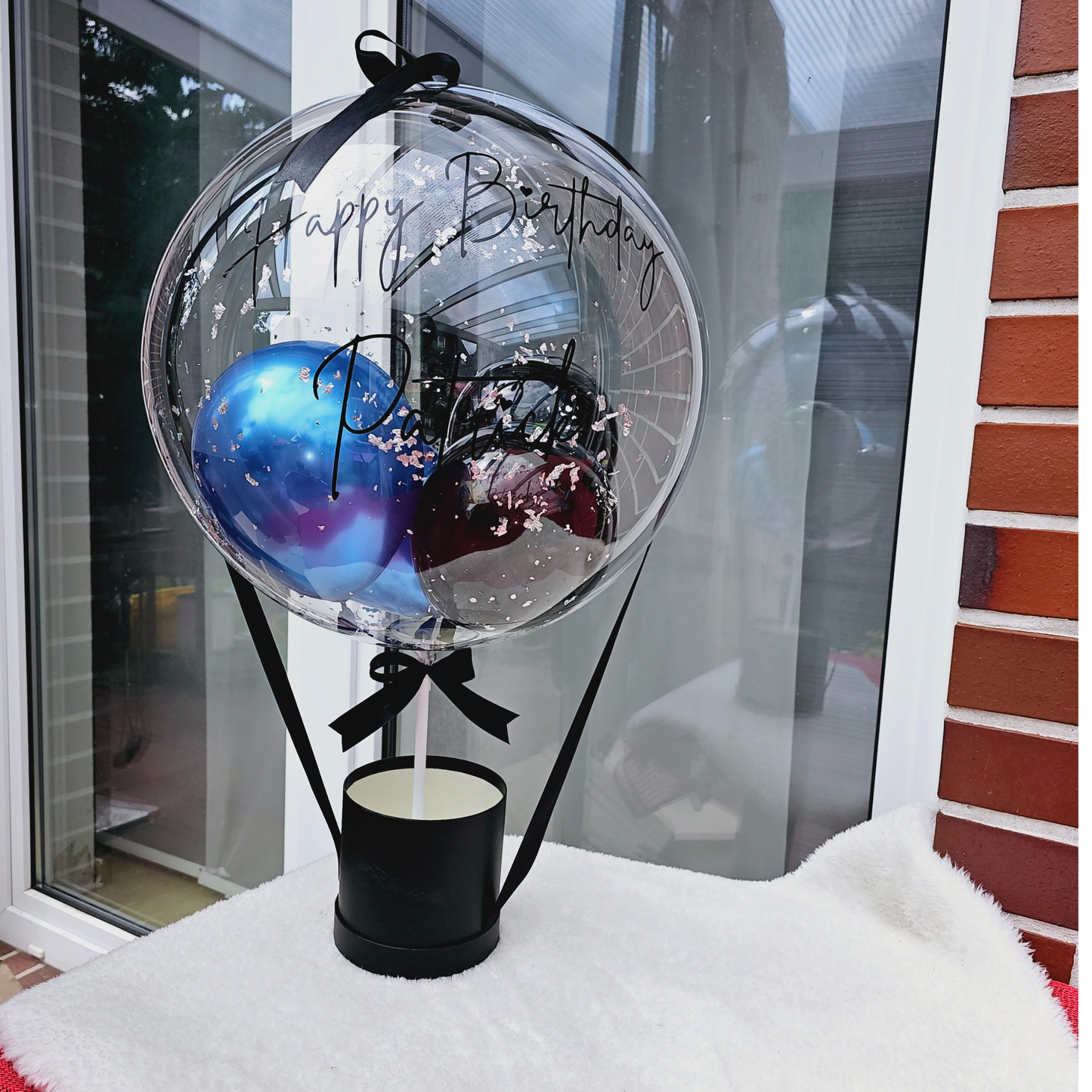 Ballon Geschenk/Geburtstagsgeschenk/Muttertagsgeschenk/ Geschenk Personalisiert/Schokoladenbox/Ballongeschenke Mama,Schwester,Ehefrau PoshyGiftbox