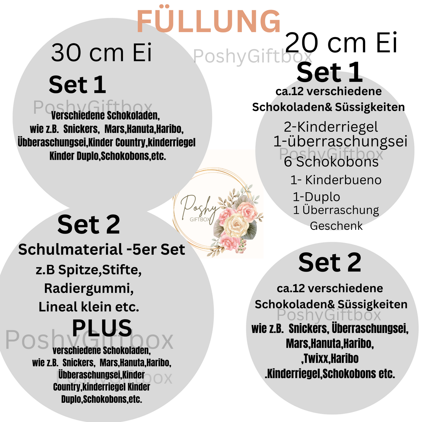 Personalisiertes XXL Überraschungsei SCHULKIND/XXL Überraschungsei Personalisiert Geschenk /Schultüte Ü-Ei befüllt /9 Designs/Einschulungsgeschenk/Geschenkverpackung Einschulung PoshyGiftbox