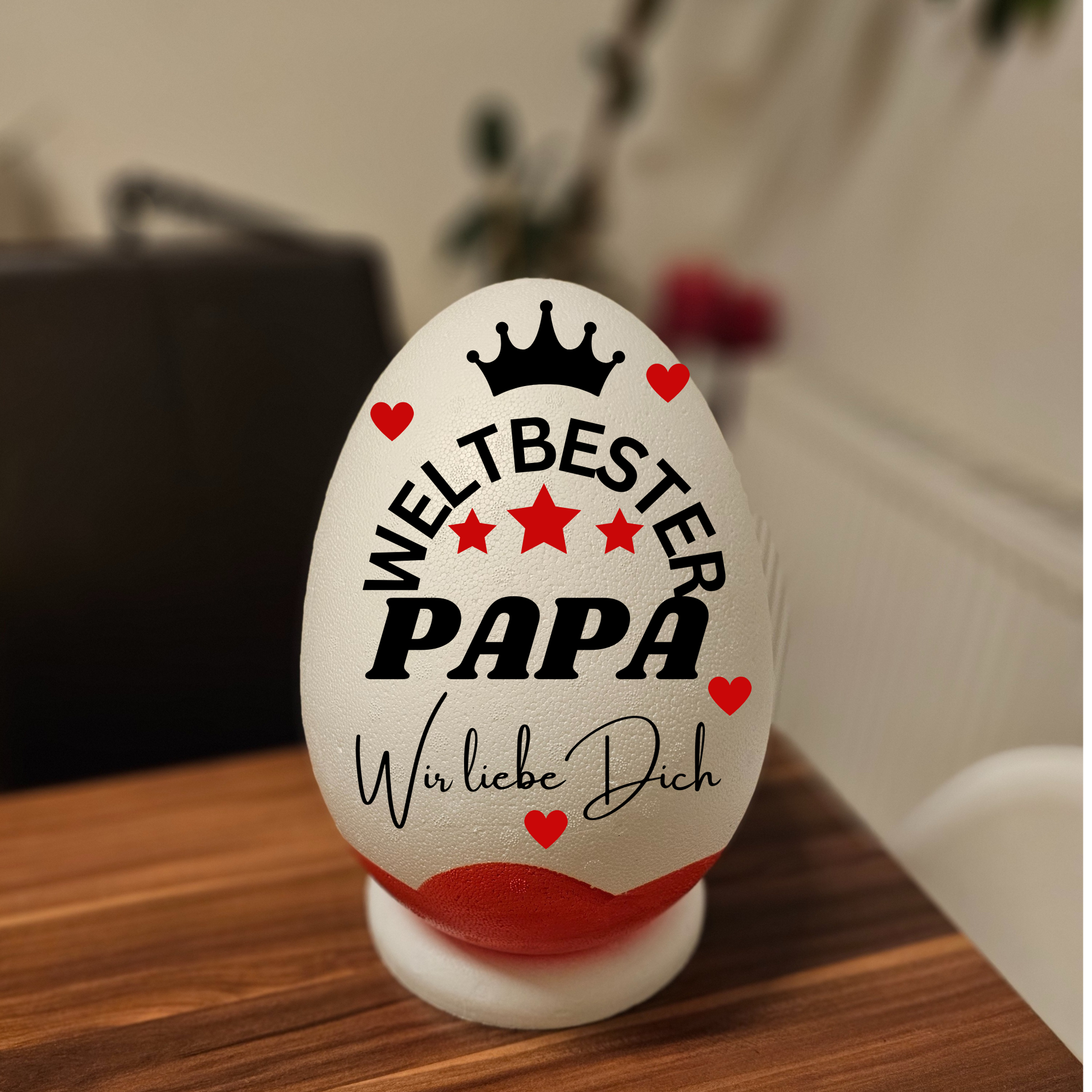 XXL Überraschungsei personalisiert ""PAPA""/Geschenk Vatertag,Geburtstag,Ostern,Weihnachten/9 DESIGNS/Ü-Ei Xxl/Geschenke für Männer/Osterei PoshyGiftbox