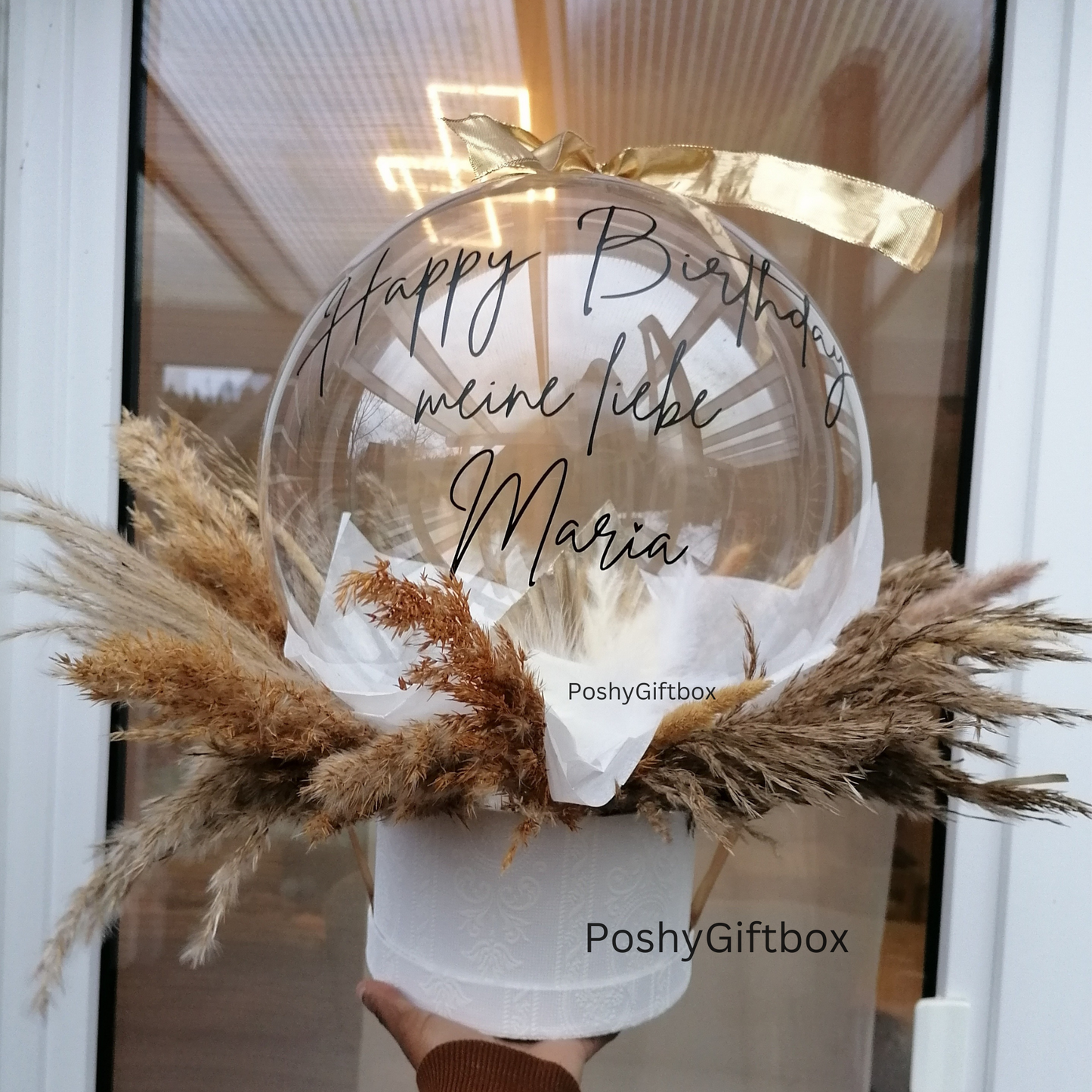 Personalisierter Geschenkkiste für Männer,Frauen/ Valentinstag Geschenk/Geburtstags Präsentkorb/Geschenk für Kolleg,Kollegin,Bruder,Freund, PoshyGiftbox
