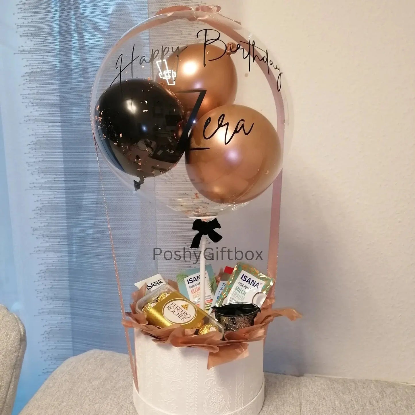 Ballon Geschenk | Ehefrau Geschenkset | Wellness PoshyGiftbox