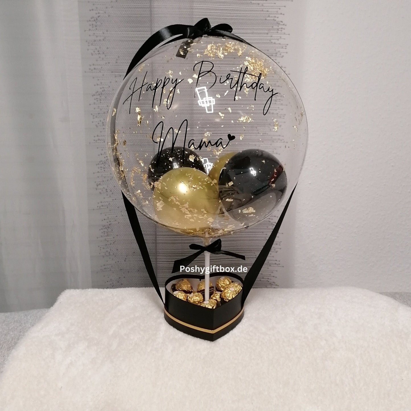 Geburtstagsgeschenk/Hochzeitstag Geschenk/Ballongeschenk /Geschenk Mama/Ballon personalisiert/Verlobungsgeschenk/Geschenk Männer PoshyGiftbox