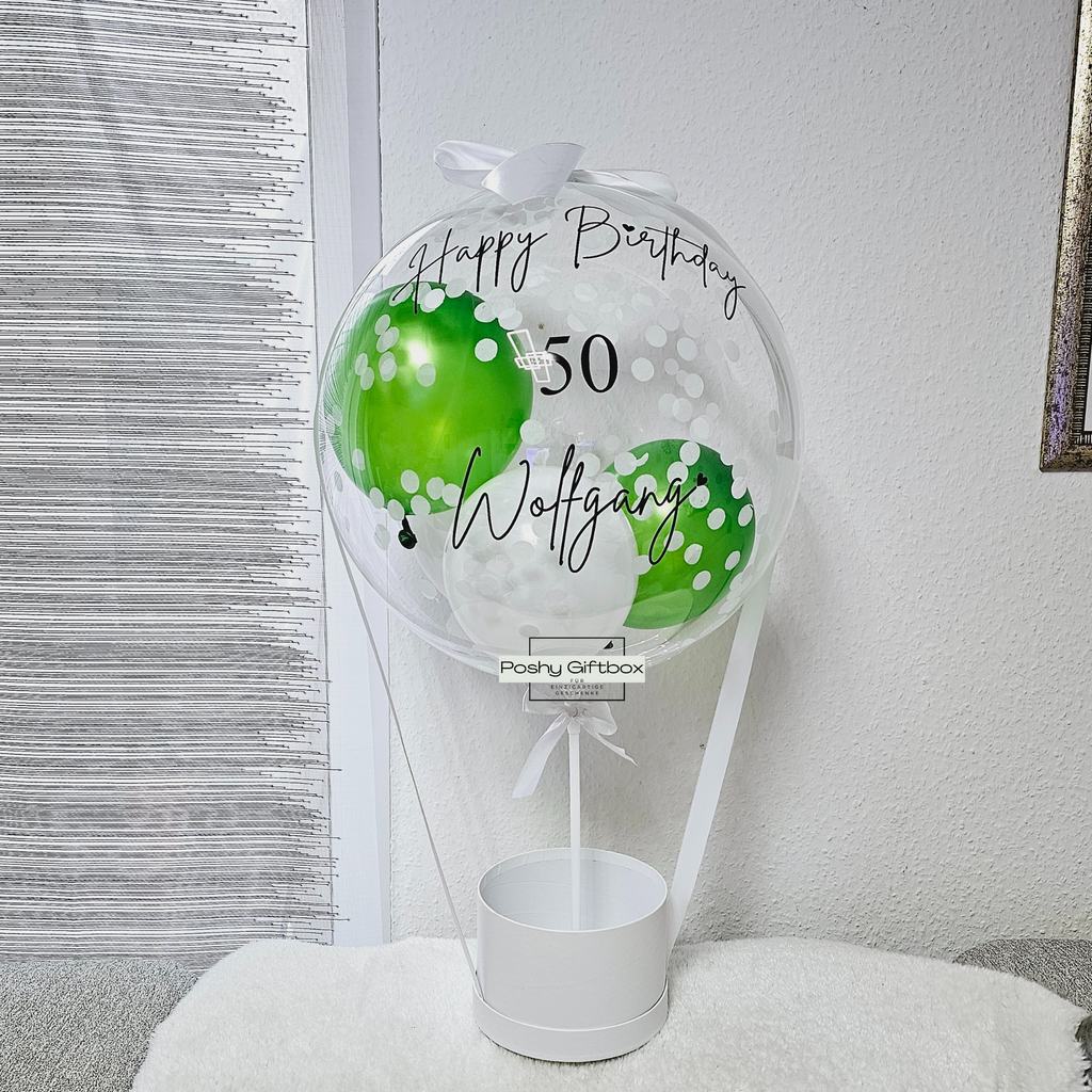 Ballon Geschenk /Hochzeitsgeschenk/ Verlobungsgeschenk/Geburtstagsgeschenk  PoshyGiftbox
