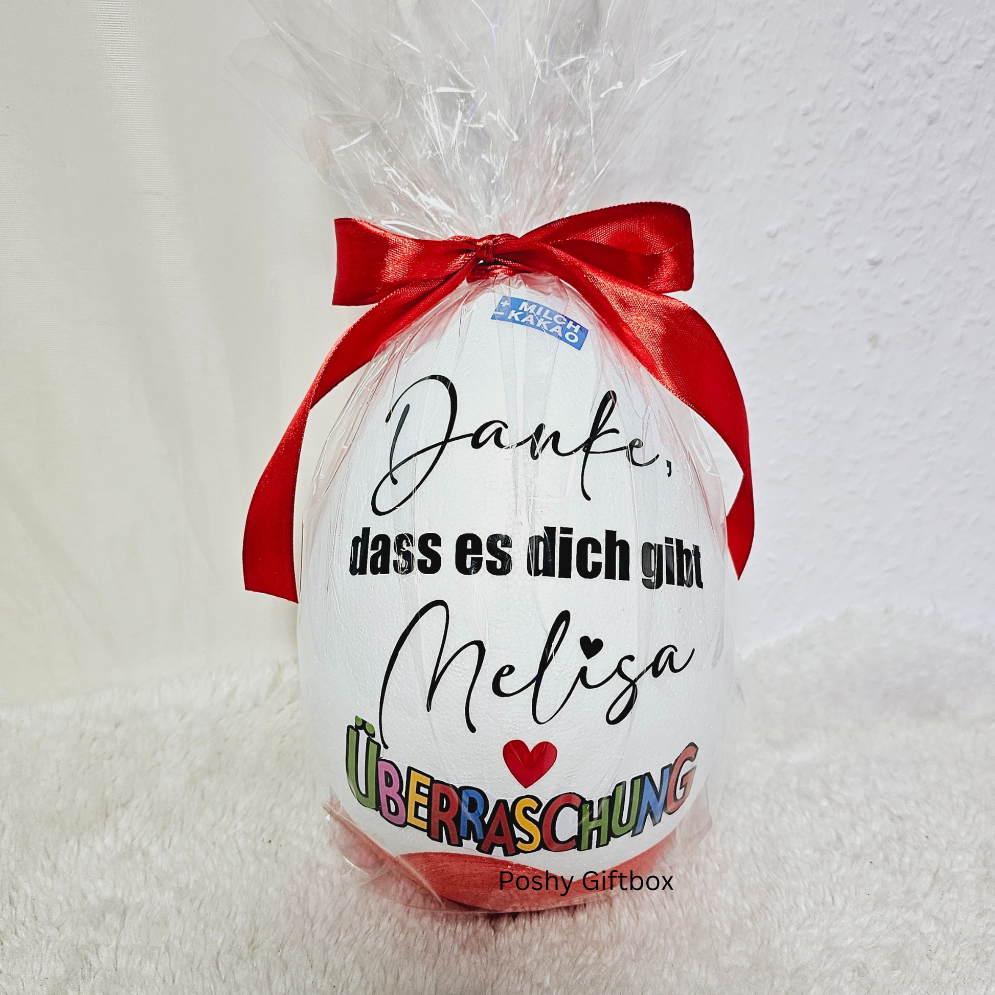 XXL Ü-ei SCHULKIND /Überraschungsei mit Wunschtext/Schokoladengeschenke/XXL Kinder Eier Personalisiert/Kindereier Personalisiert/Verschiedene Farbe und Designs  PoshyGiftbox