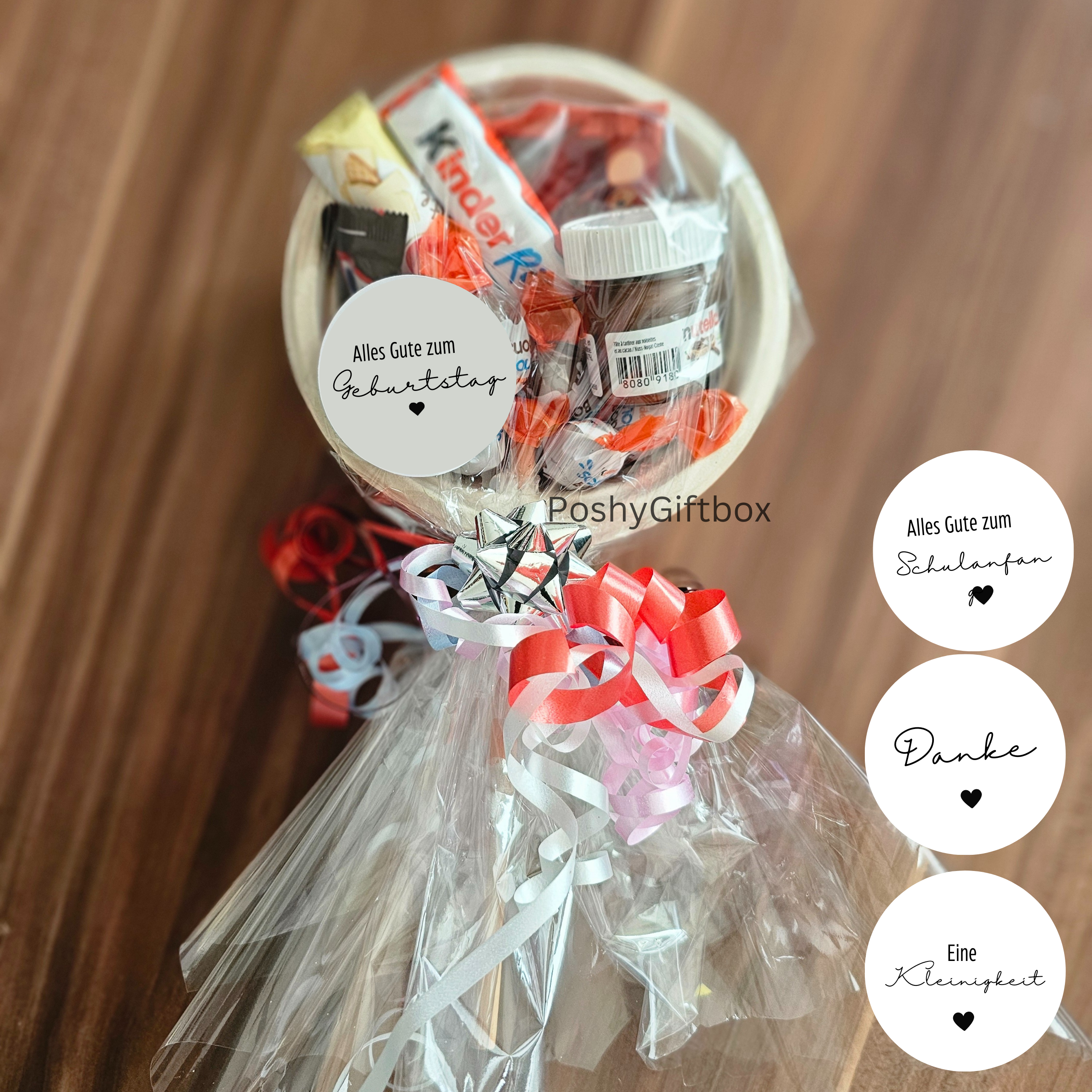 Geschenk Schulkind/Geburtstagsgeschenk/Kindergeburtstag Geschenk/Kleinigkeit Mitgebsel Geburtstag Süßigkeiten/Danke Geschenk/personalisiert PoshyGiftbox