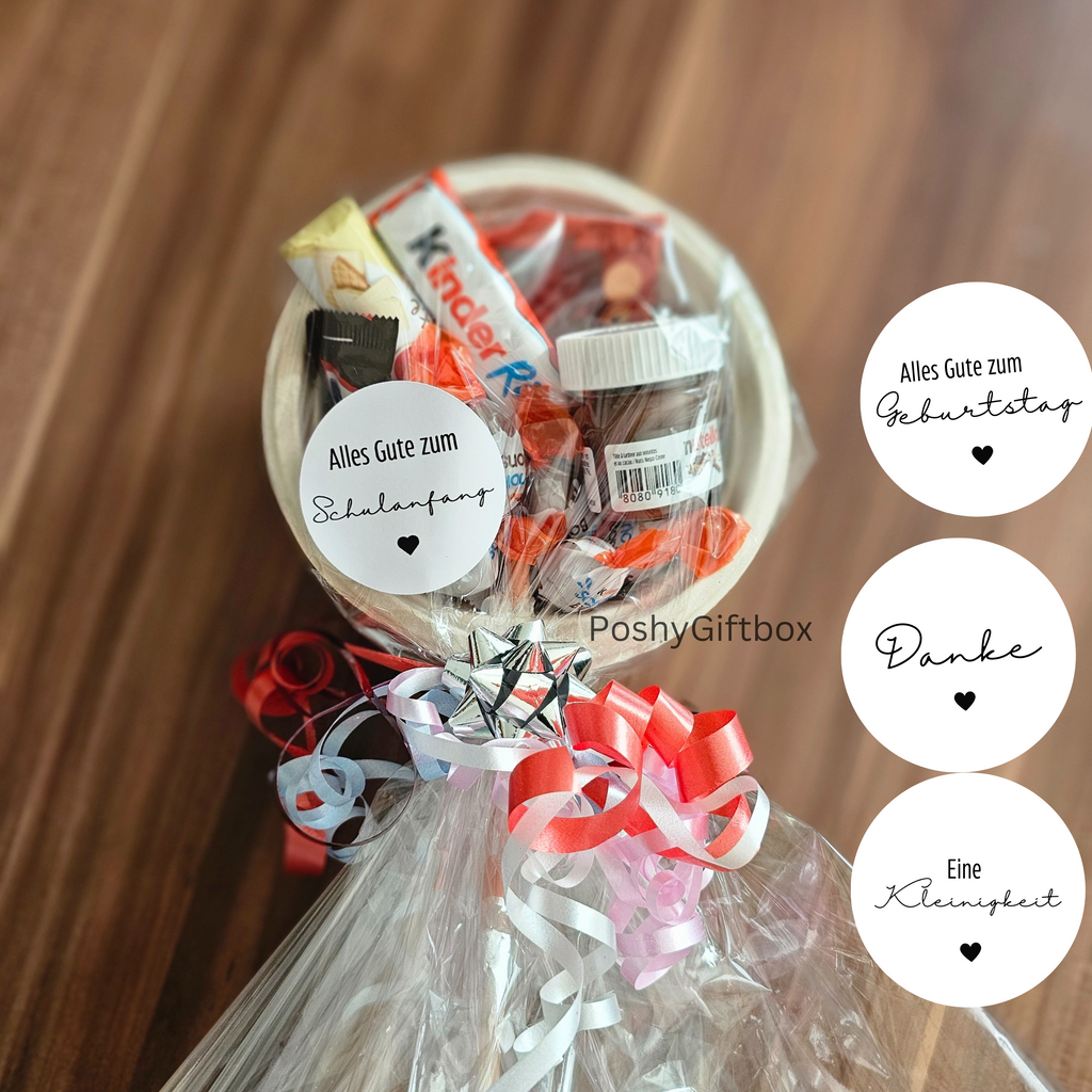 Geschenk Schulkind/Geburtstagsgeschenk/Kindergeburtstag Geschenk/Kleinigkeit Mitgebsel Geburtstag Süßigkeiten/Danke Geschenk/personalisiert PoshyGiftbox