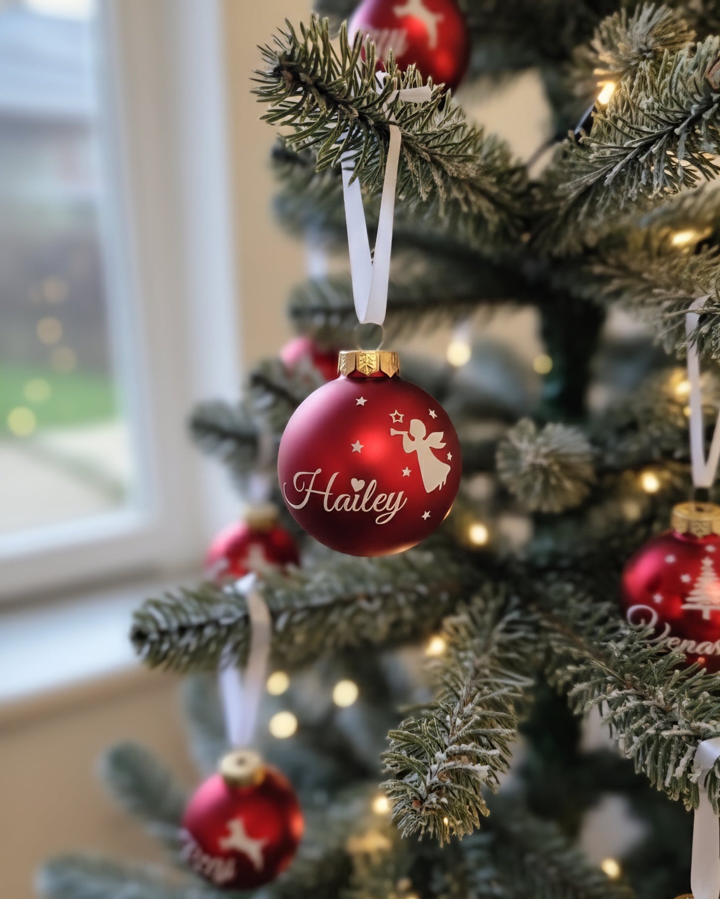 Personalisierte Weihnachtskugeln Verschiedene Farbe/Weihnachtsgeschenke/ Weihnachtskugel mit Namen/Christbaumkugeln/Tannenbaumkugel PoshyGiftbox