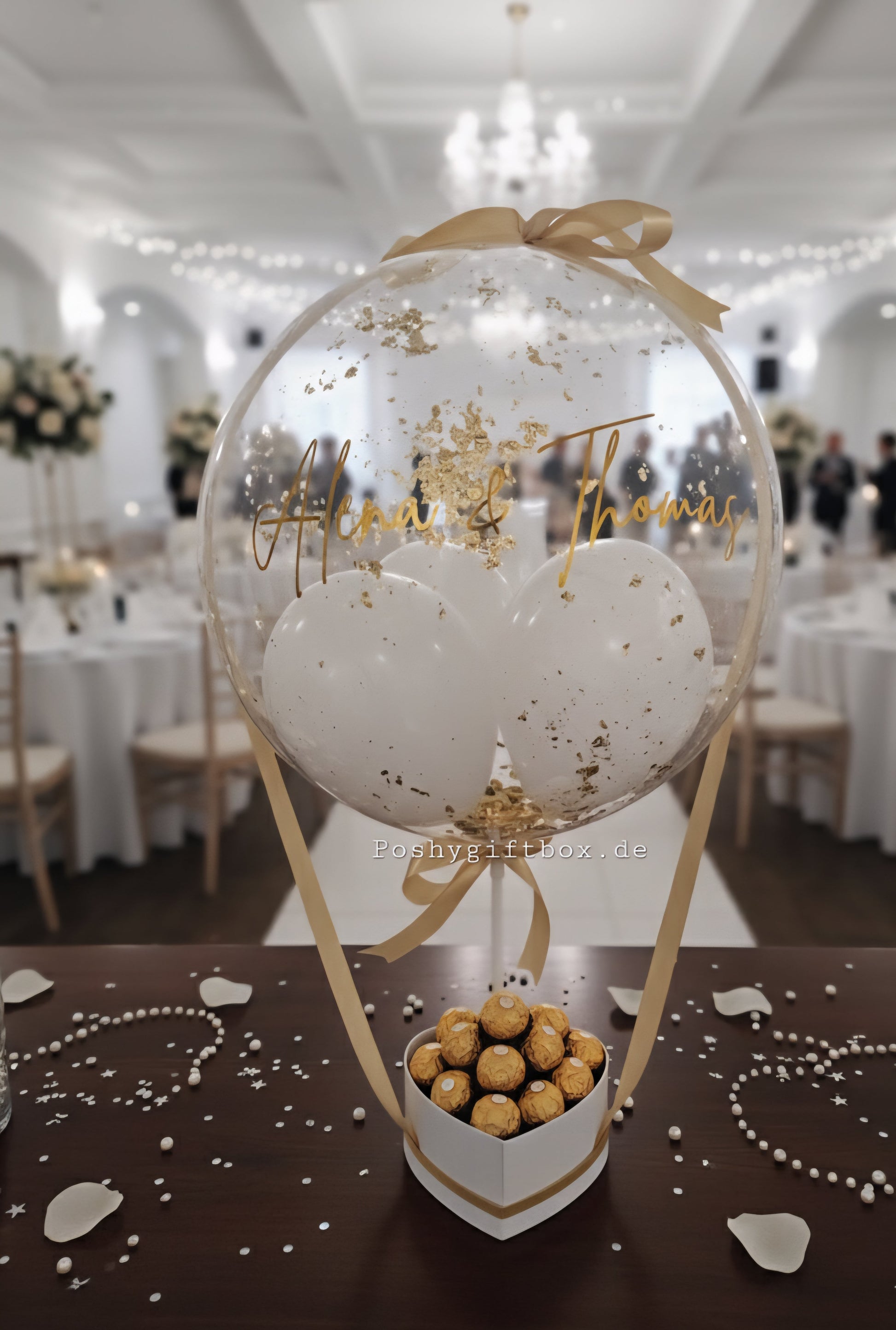 Geburtstagsgeschenk/Hochzeitstag Geschenk/Ballongeschenk /Geschenk Mama/Ballon personalisiert/Verlobungsgeschenk/Geschenk Männer PoshyGiftbox