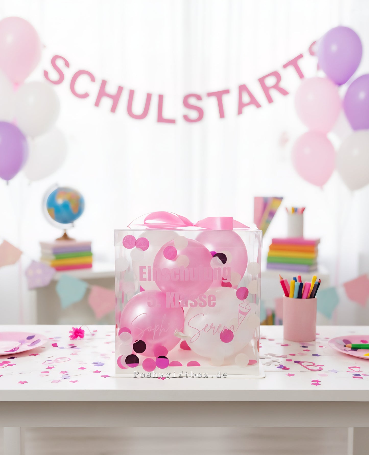 Personalisierte Ballonbox /Geburtstagsgeschenk Scheiß aufs Alter/Wellnessset/Abschiedsgeschenk/Lustig/Geschenkset Männer/Weihnachtsgeschenk/Valentinsgeschenk/Geschenk Vatertag PoshyGiftbox