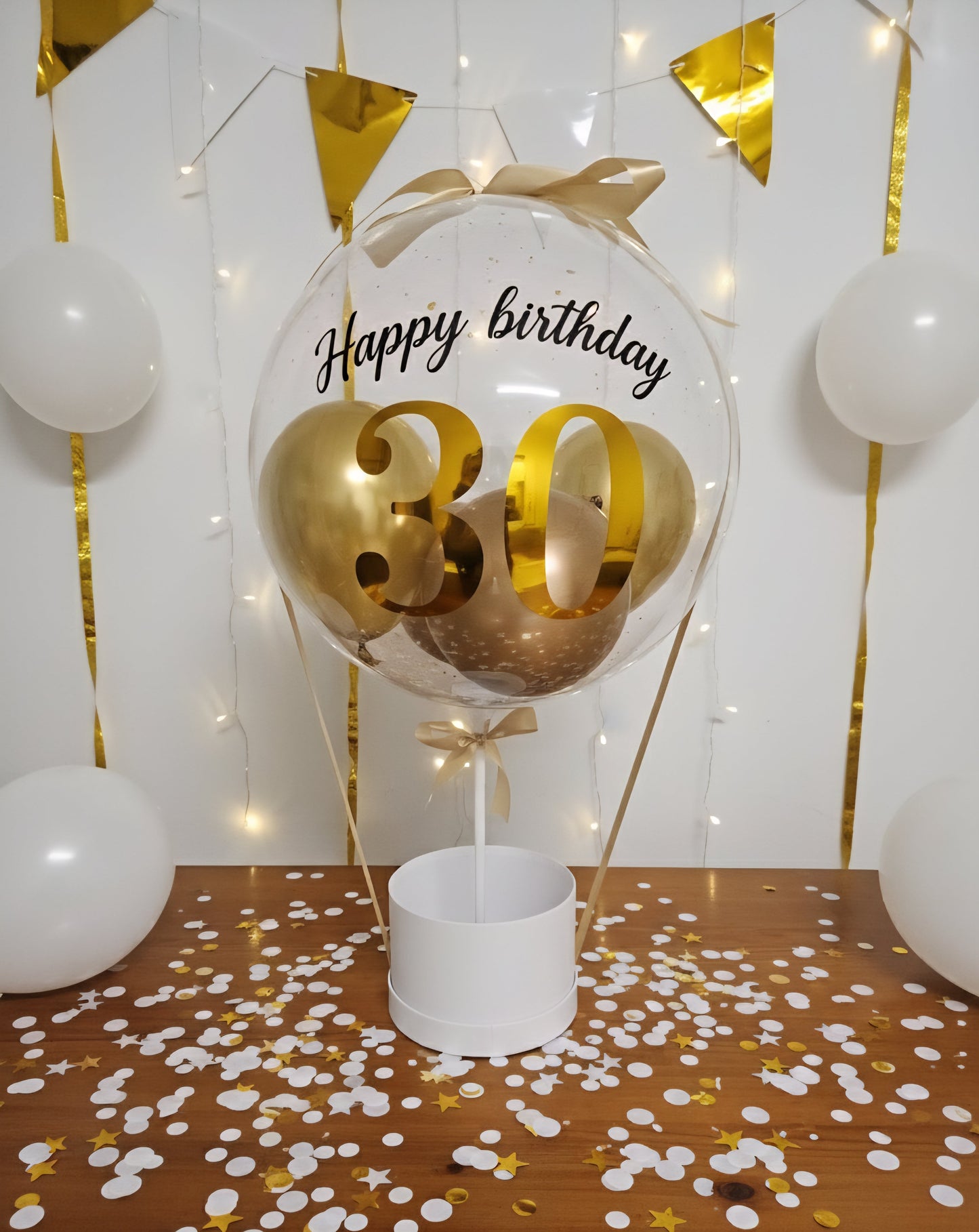 Ballon Personalisiert/Luftballons transparent/Geburtstagsgeschenk/Geschenk Hochzeitstag/Valentinstag/Verlobung/Ballon Box personalisiert  PoshyGiftbox