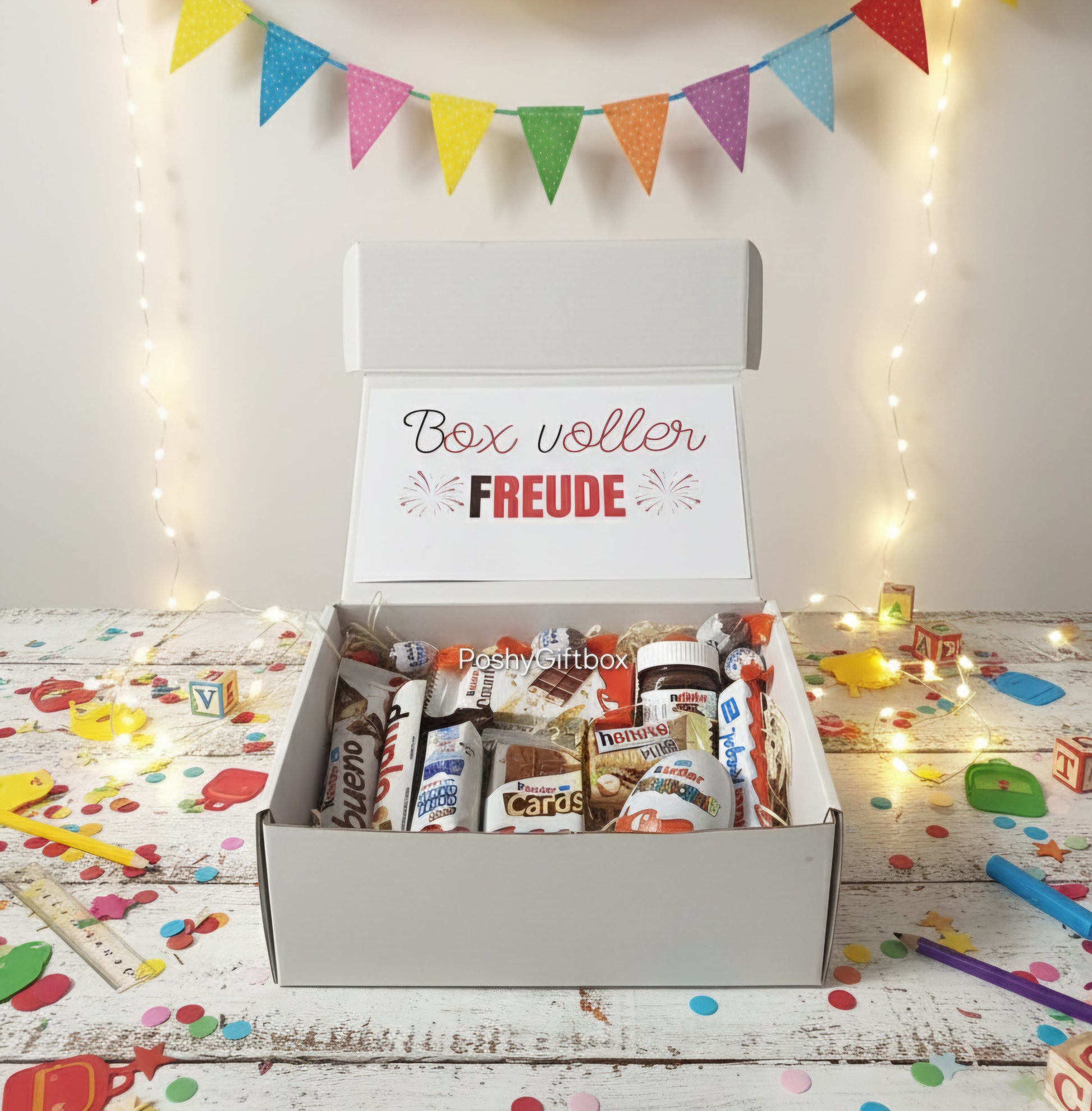 Geburtstagsgeschenk /Schokoladen mit Namen /Geschenk Set Personalisiert/Nutella Geschenk/Weihnachtsgeschenk/Geschenk Kinder/Erwachsen PoshyGiftbox