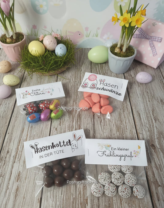 Hasenköttel in der Tüte/Eiersuche in der Tüte/Geschenk Ostern/Frühlingsgrüße/Gastgeschenk Ostern PoshyGiftbox
