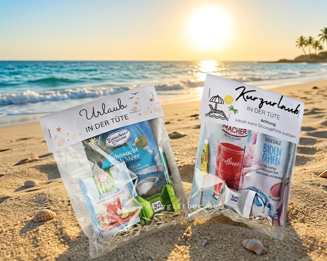 Urlaub in der Tüte PoshyGiftbox