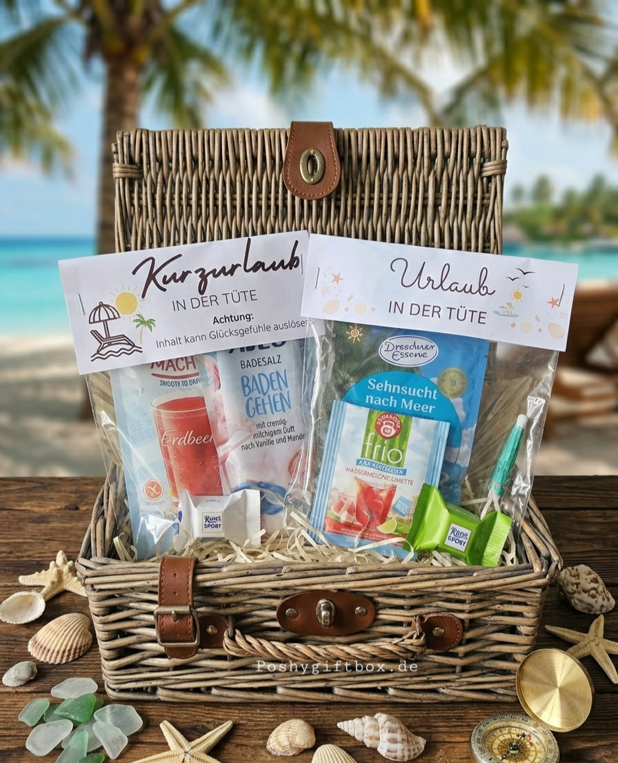 Urlaub in der Tüte PoshyGiftbox