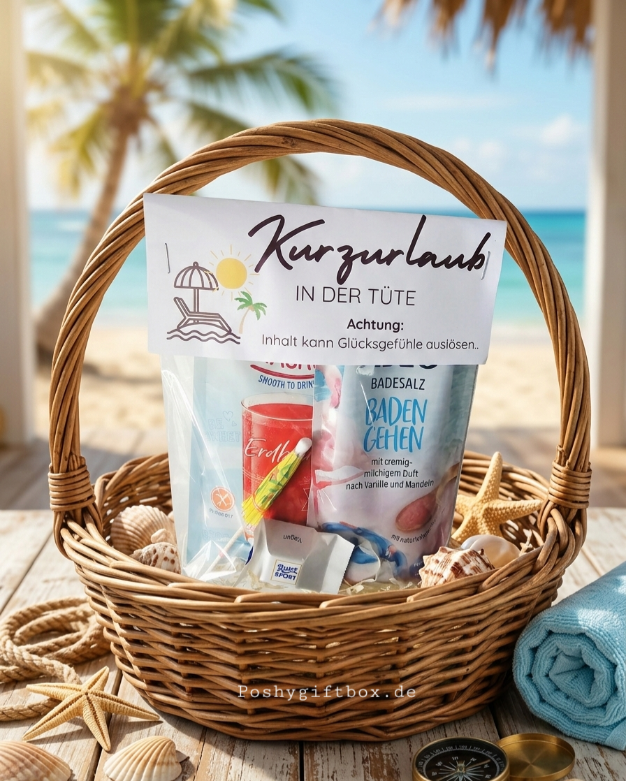 Urlaub in der Tüte PoshyGiftbox