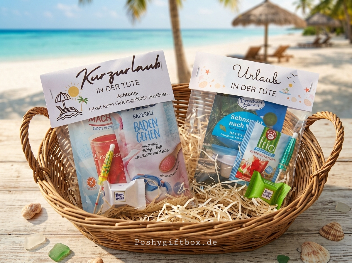 Urlaub in der Tüte PoshyGiftbox