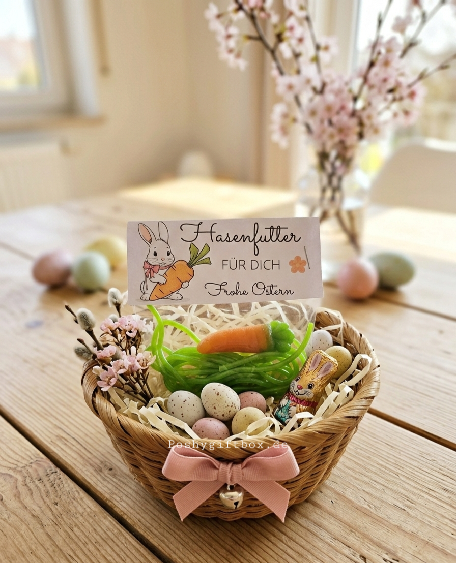 Hasenfutter/Geschenk Ostern PoshyGiftbox