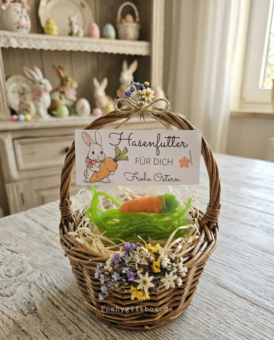 Hasenfutter/Geschenk Ostern PoshyGiftbox