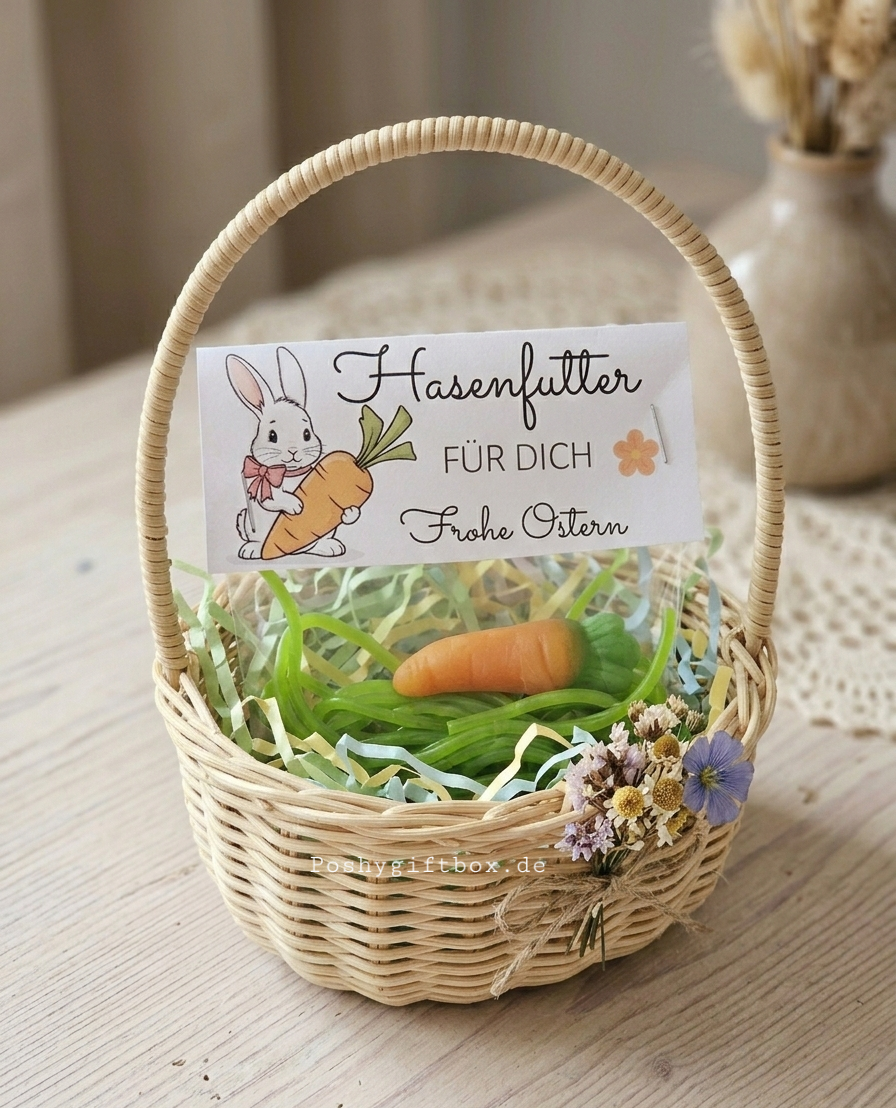 Hasenfutter/Geschenk Ostern PoshyGiftbox