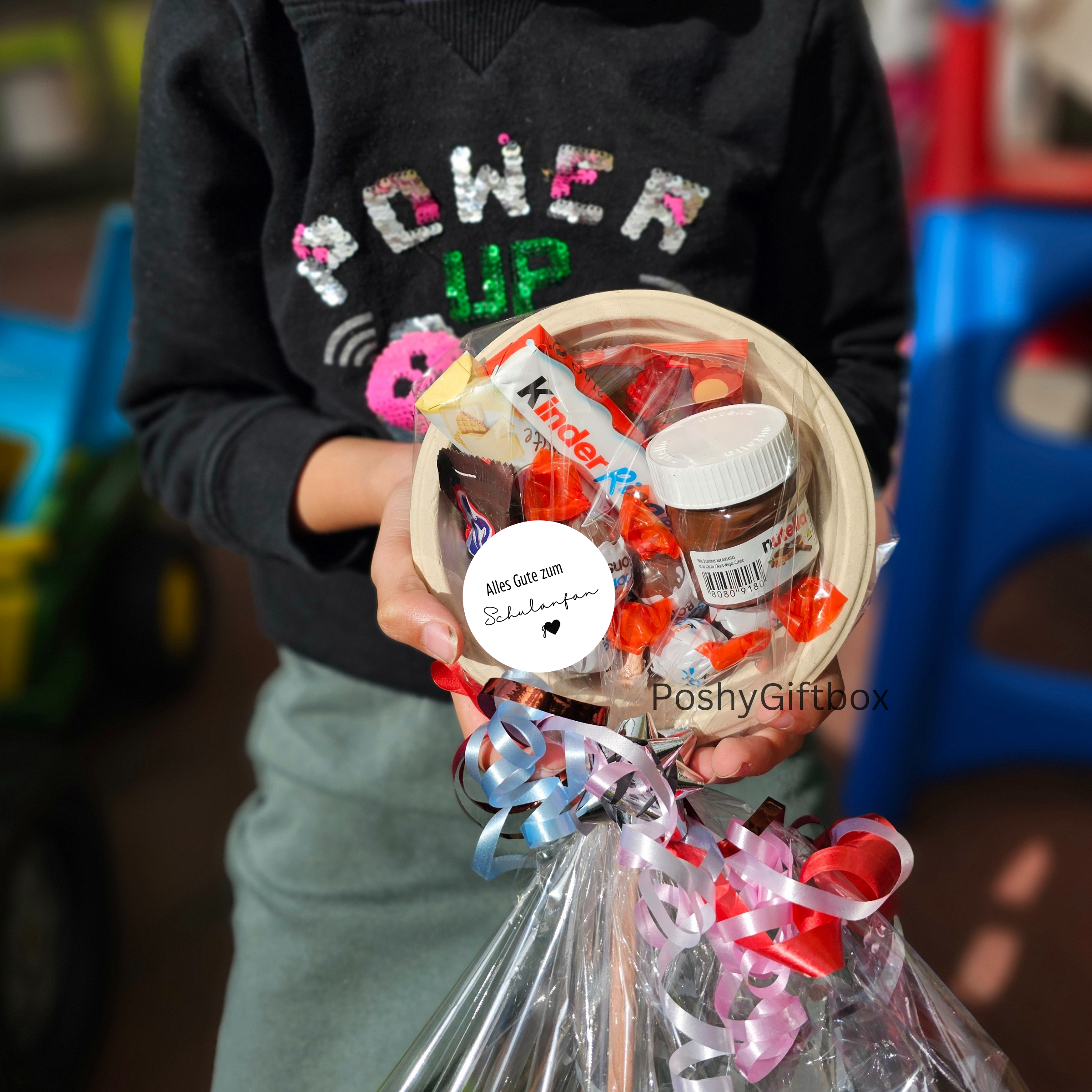 Geschenk Schulkind/Geburtstagsgeschenk/Kindergeburtstag Geschenk/Kleinigkeit Mitgebsel Geburtstag Süßigkeiten/Danke Geschenk/personalisiert PoshyGiftbox