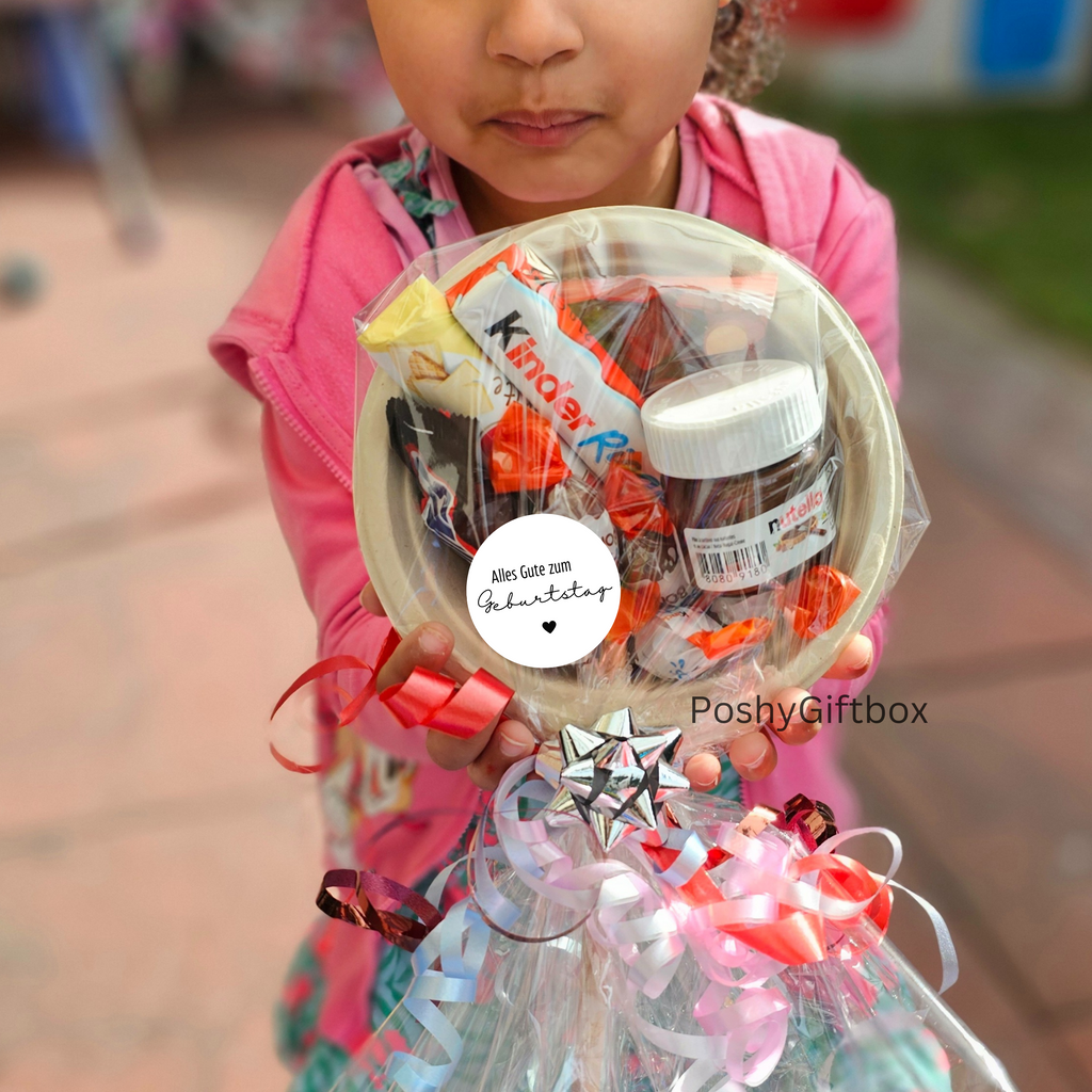 Geschenk Schulkind/Geburtstagsgeschenk/Kindergeburtstag Geschenk/Kleinigkeit Mitgebsel Geburtstag Süßigkeiten/Danke Geschenk/personalisiert PoshyGiftbox