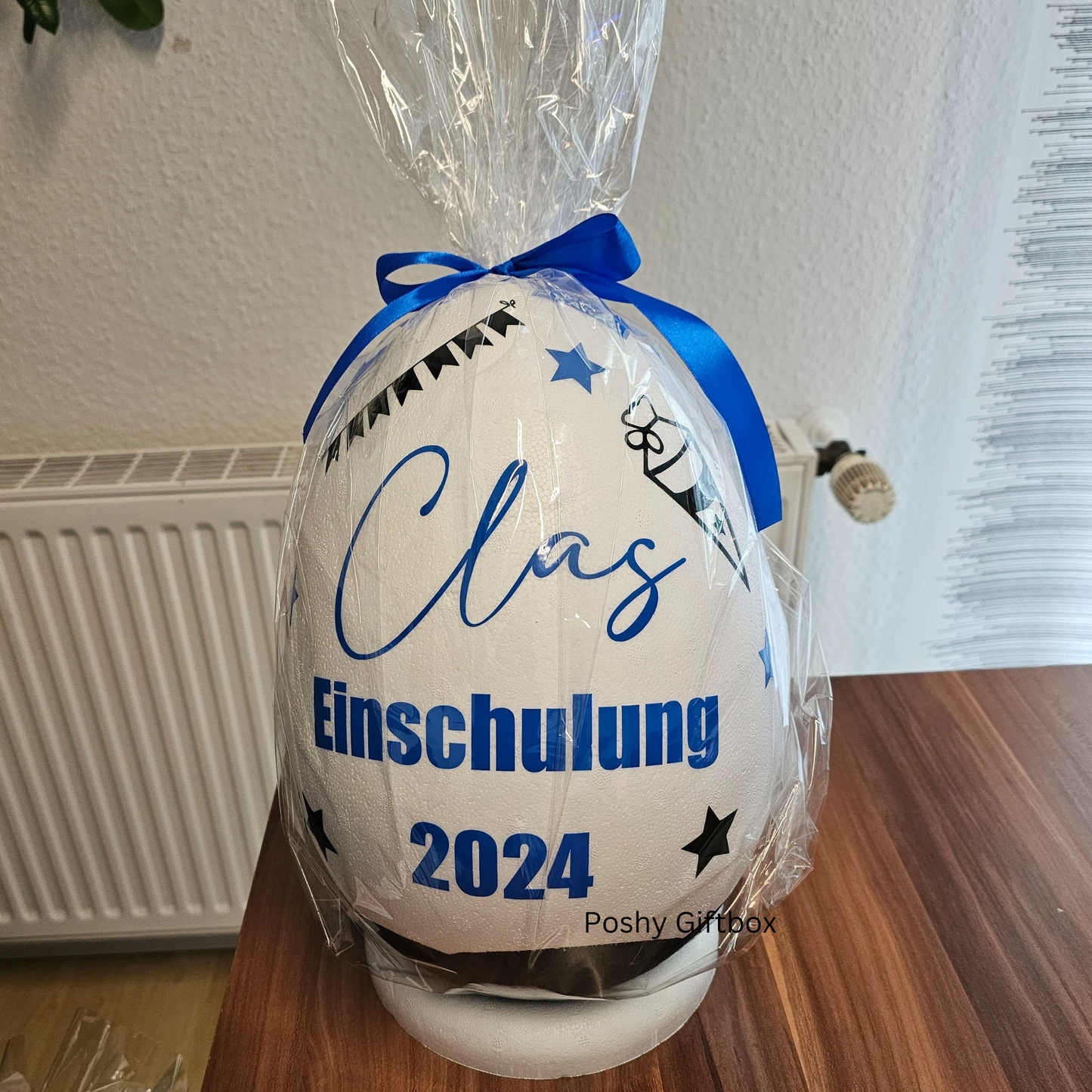 XXL Ü-ei SCHULKIND /Überraschungsei mit Wunschtext/Schokoladengeschenke/XXL Kinder Eier Personalisiert/Kindereier Personalisiert/Verschiedene Farbe und Designs  PoshyGiftbox