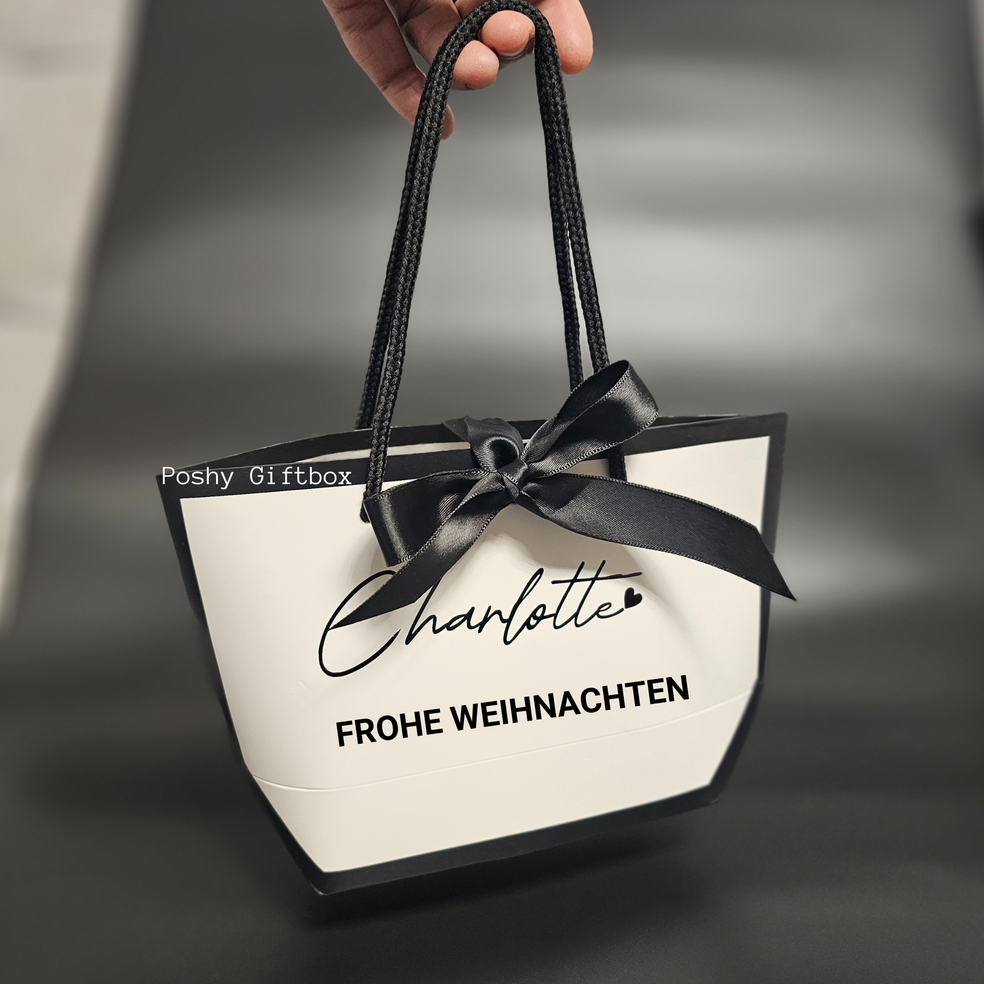 Personalisierbare Geschenktaschen /Eine Kleinigkeit Tüte/Geschenktüte /Geschenkverpackung Valentinstag,Weihnachten,Geburtstag,Hochzeit,Party/Weihnachtstüten PoshyGiftbox