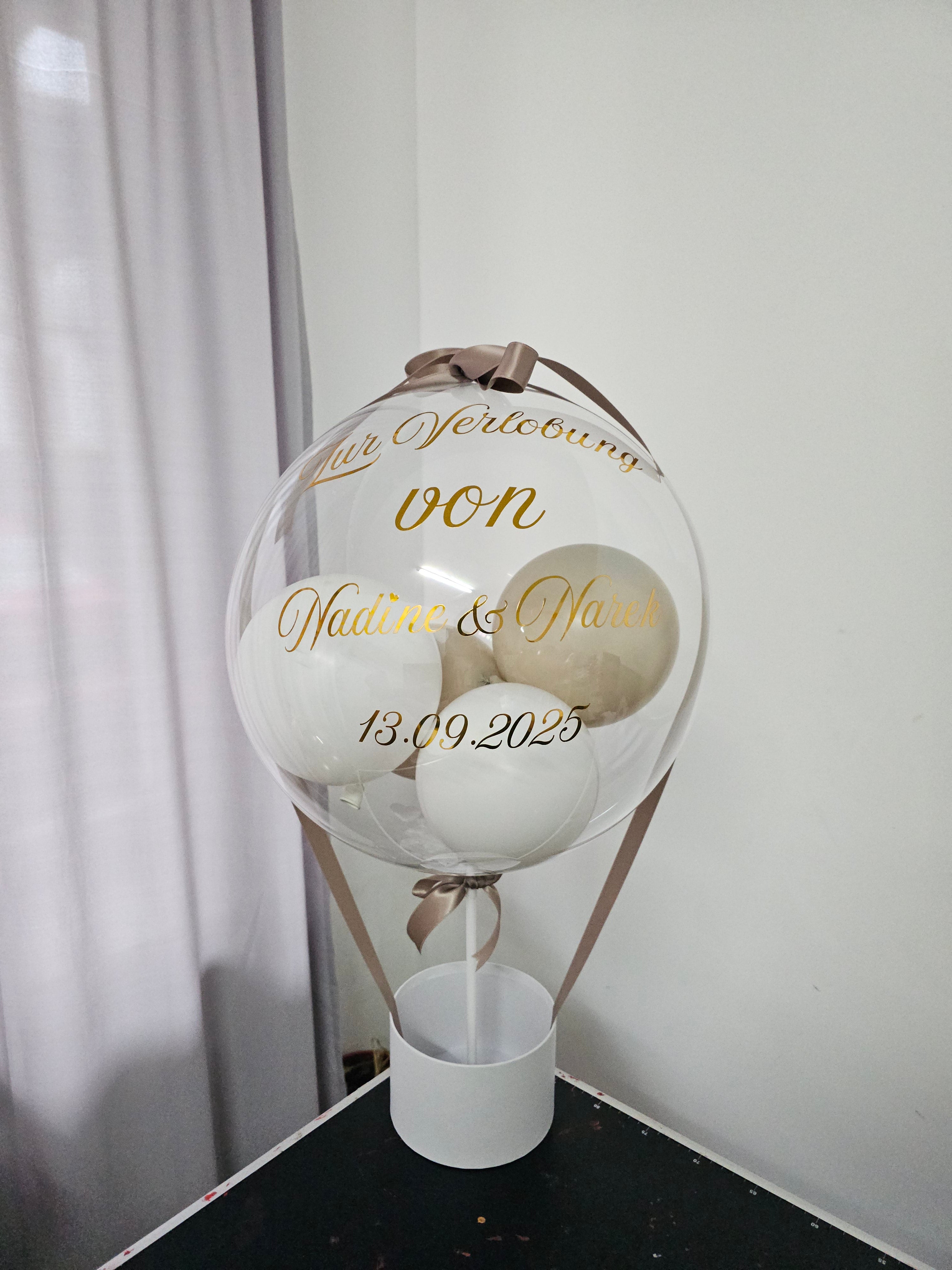 Ballongrüße "Mama"/Geschenk Geburtstag/Ballon Geschenk/Ballon Rosa Metallic personalisiert/Geschenk Box Personalisiert/Geschenk für Frauen PoshyGiftbox