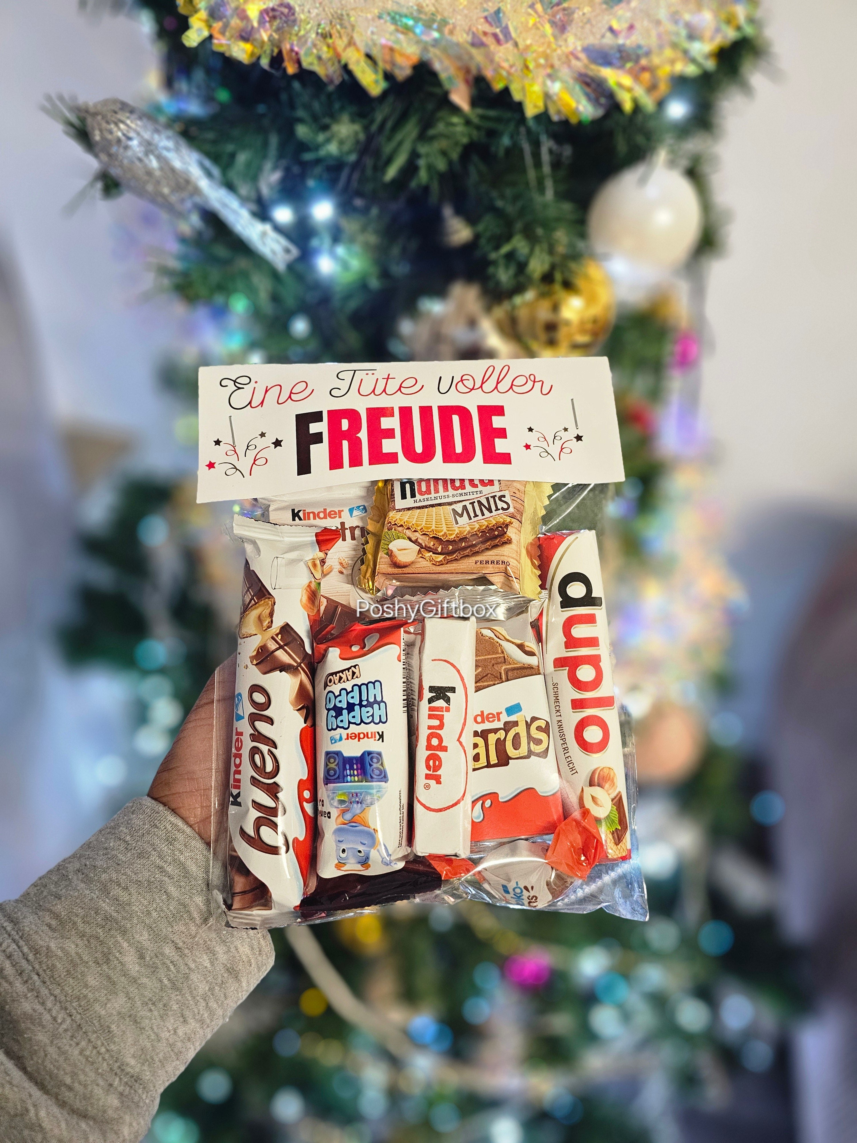 Eine Tüte voller Freude/Freude verschenken/Kinder Produkte Set/Abschiedsgeschenk/Einschulung/Geburtstag/Geschenk Mitbringsel/Freund/Ostern/Weihnachten PoshyGiftbox