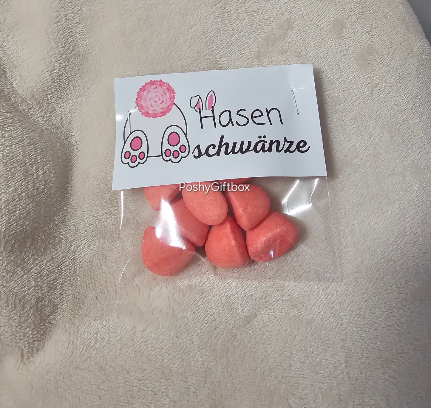 Hasenköttel in der Tüte/Eiersuche in der Tüte/Geschenk Ostern/Frühlingsgrüße/Gastgeschenk Ostern PoshyGiftbox