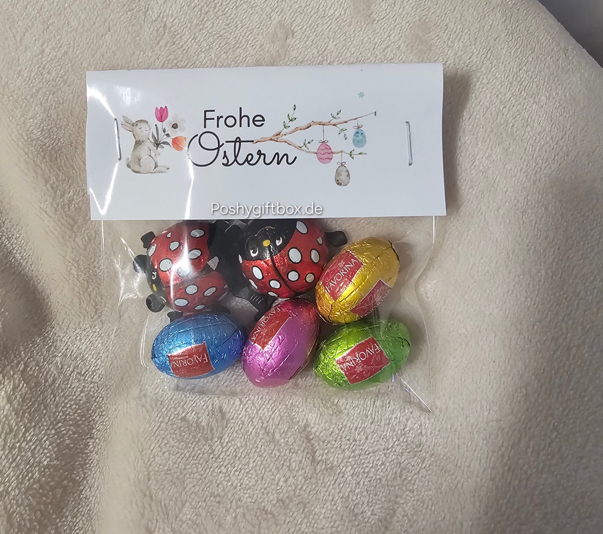 Hasenköttel in der Tüte/Eiersuche in der Tüte/Geschenk Ostern/Frühlingsgrüße/Gastgeschenk Ostern PoshyGiftbox