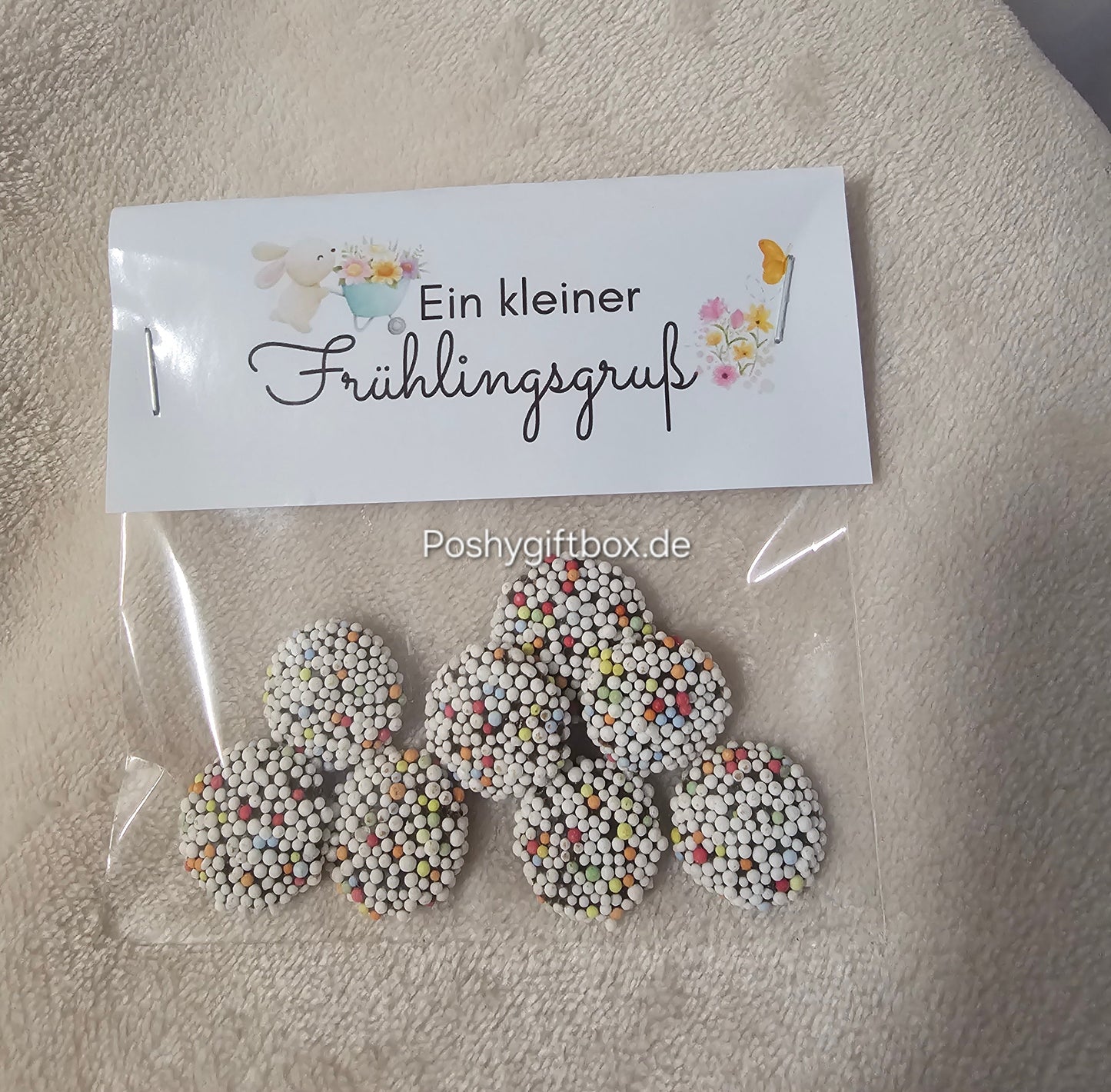 Hasenköttel in der Tüte/Eiersuche in der Tüte/Geschenk Ostern/Frühlingsgrüße/Gastgeschenk Ostern PoshyGiftbox