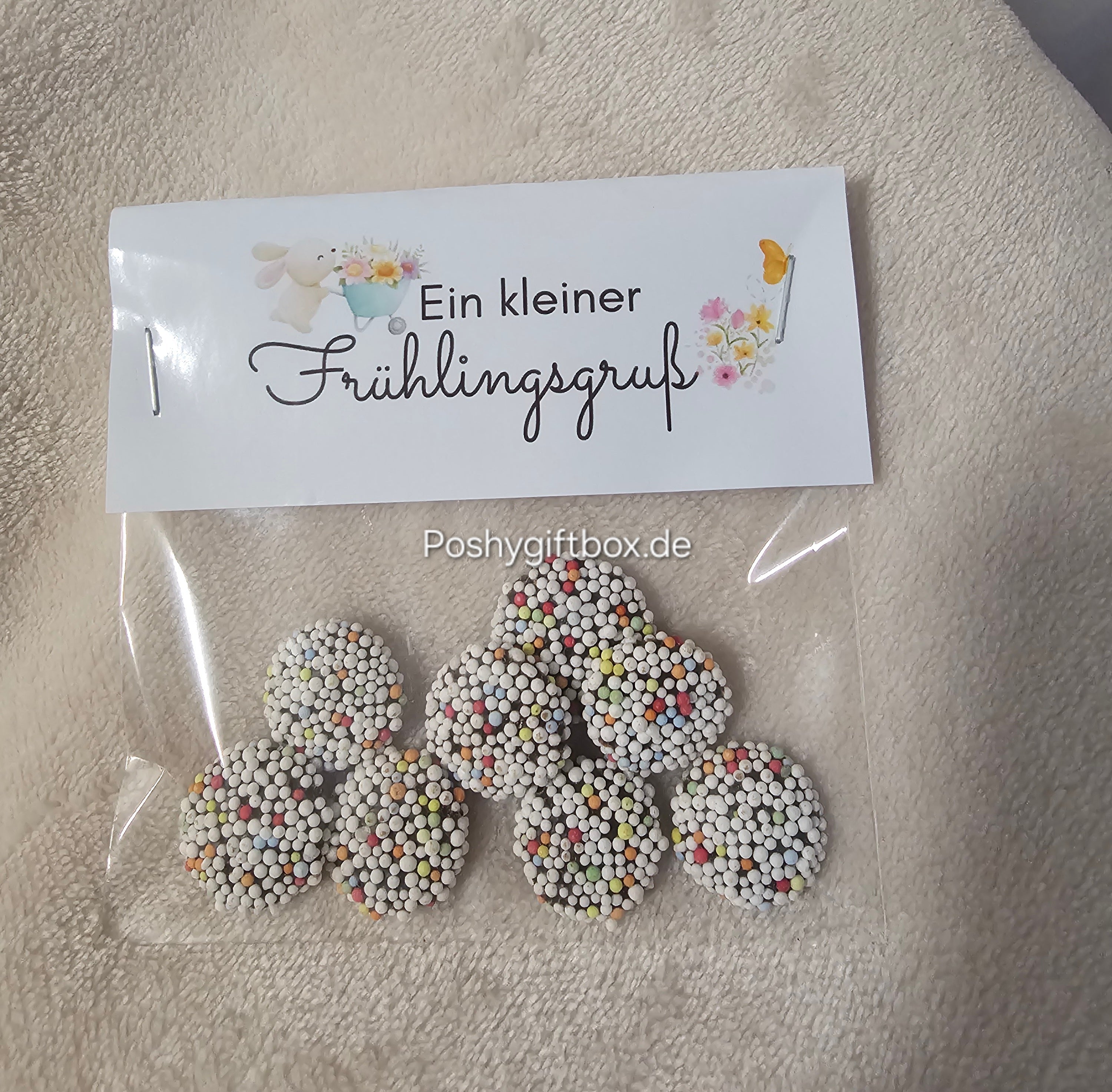 Hasenköttel in der Tüte/Eiersuche in der Tüte/Geschenk Ostern/Frühlingsgrüße/Gastgeschenk Ostern PoshyGiftbox
