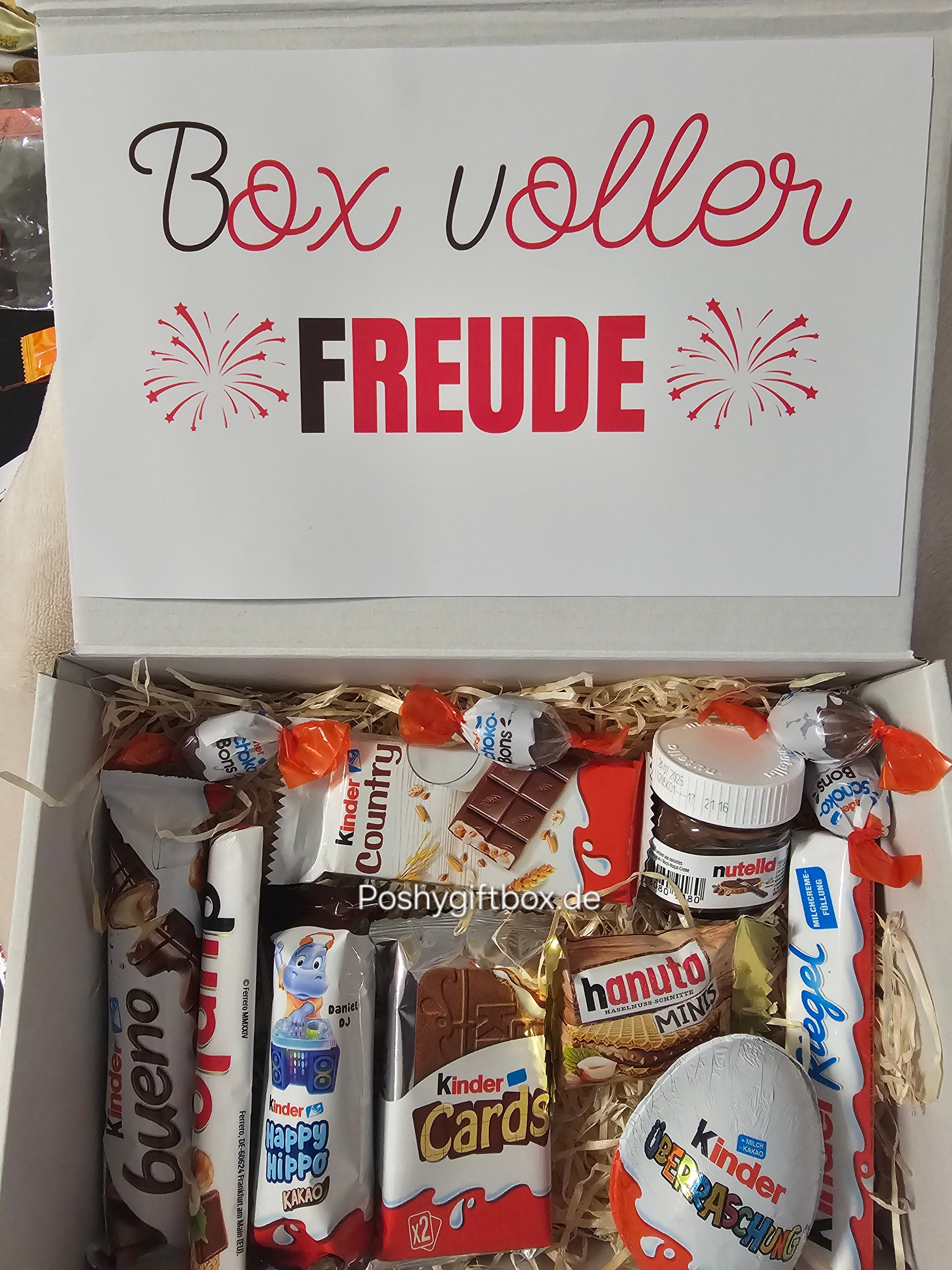 Geburtstagsgeschenk /Schokoladen mit Namen /Geschenk Set Personalisiert/Nutella Geschenk/Weihnachtsgeschenk/Geschenk Kinder/Erwachsen PoshyGiftbox