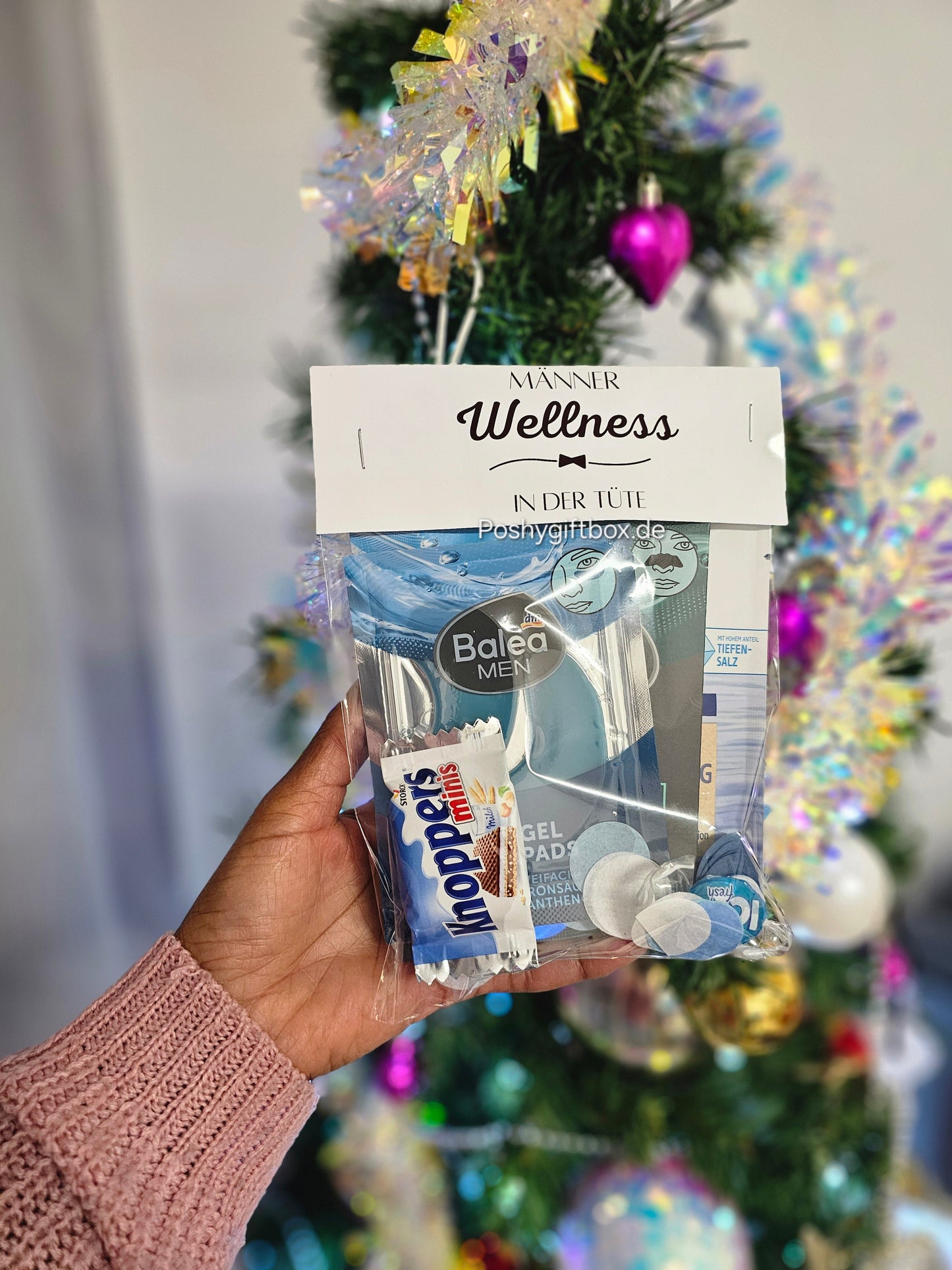 Männer Wellness Produkte/Geburtstagsgeschenk Männer/Geschenk Vatertag/Bruder/Für Ihn/Entspannung /Wellnesstüte /Auszeit Box/ Wohlfühlset/Geschenk Ehemann PoshyGiftbox