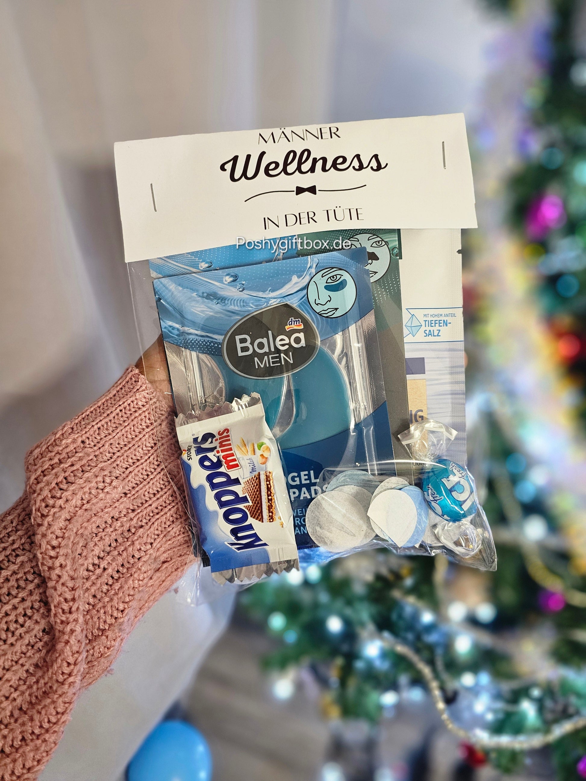 Männer Wellness Produkte/Geburtstagsgeschenk Männer/Geschenk Vatertag/Bruder/Für Ihn/Entspannung /Wellnesstüte /Auszeit Box/ Wohlfühlset/Geschenk Ehemann PoshyGiftbox