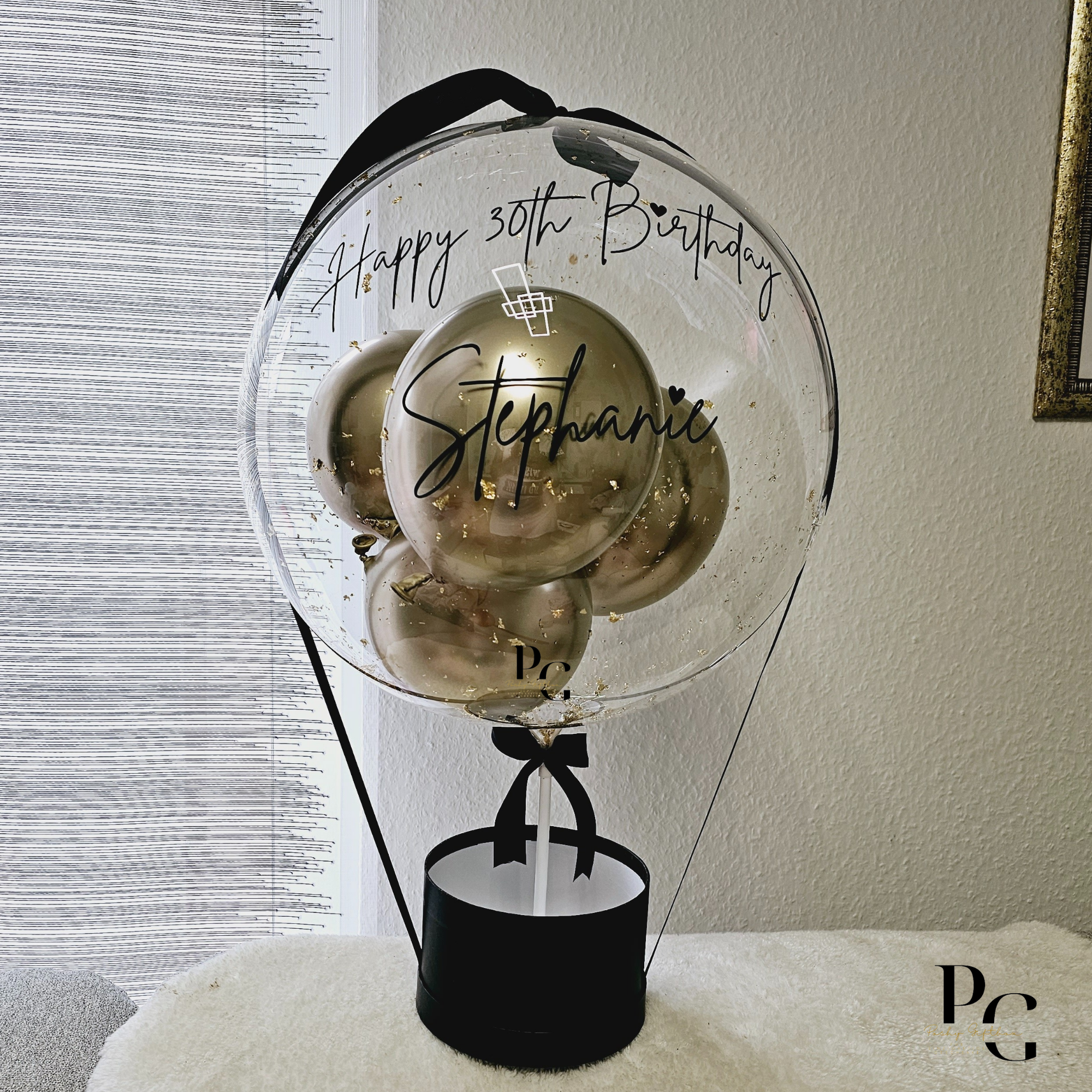 Ballon Geschenk/Geburtstagsgeschenk/Muttertagsgeschenk/ Geschenk Personalisiert/Schokoladenbox/Ballongeschenke Mama,Schwester,Ehefrau  PoshyGiftbox