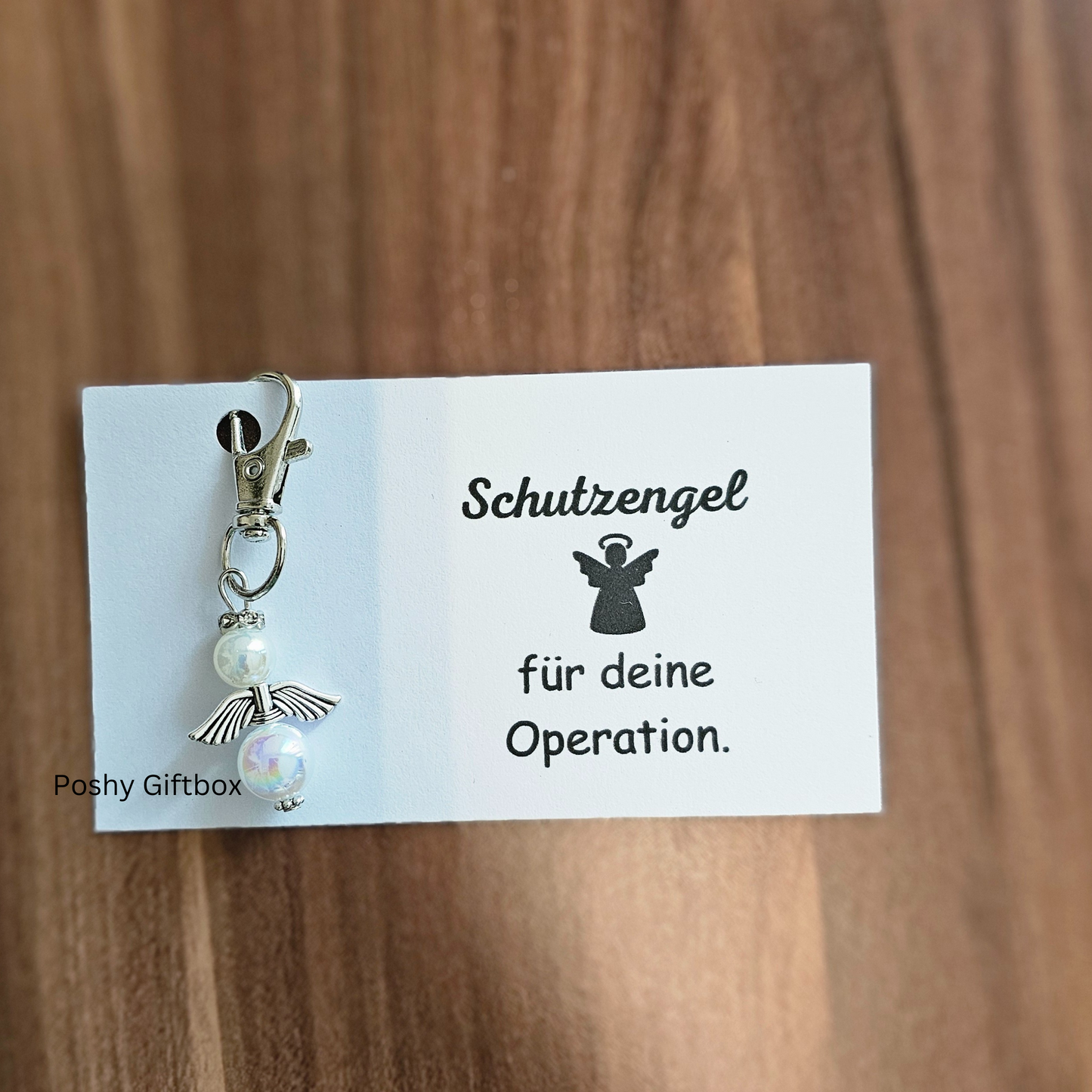 Schutzengel/ Schlüsselanhänger/Schutzengel Geschenk zur Kommunion/Einsatz/Schule/Glücksbringer Glücksengel, Schutzengel PoshyGiftbox