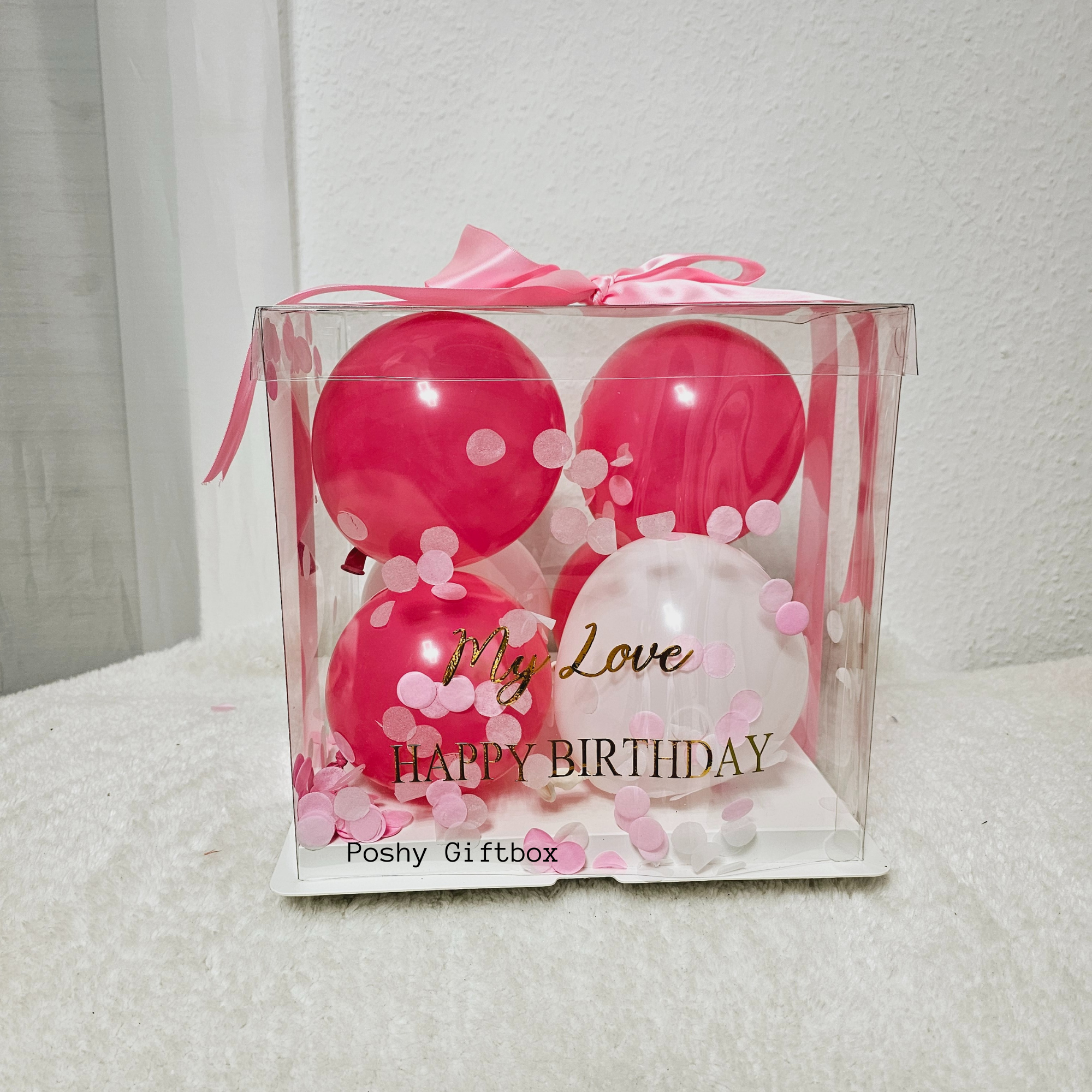 Personalisierte Ballon-Box/Geschenkbox/Luftballons/Geldgeschenkverpackung/Weihnachtsgeschenk/Geldgeschenk/Geschenkballon Geschenkverpackung PoshyGiftbox