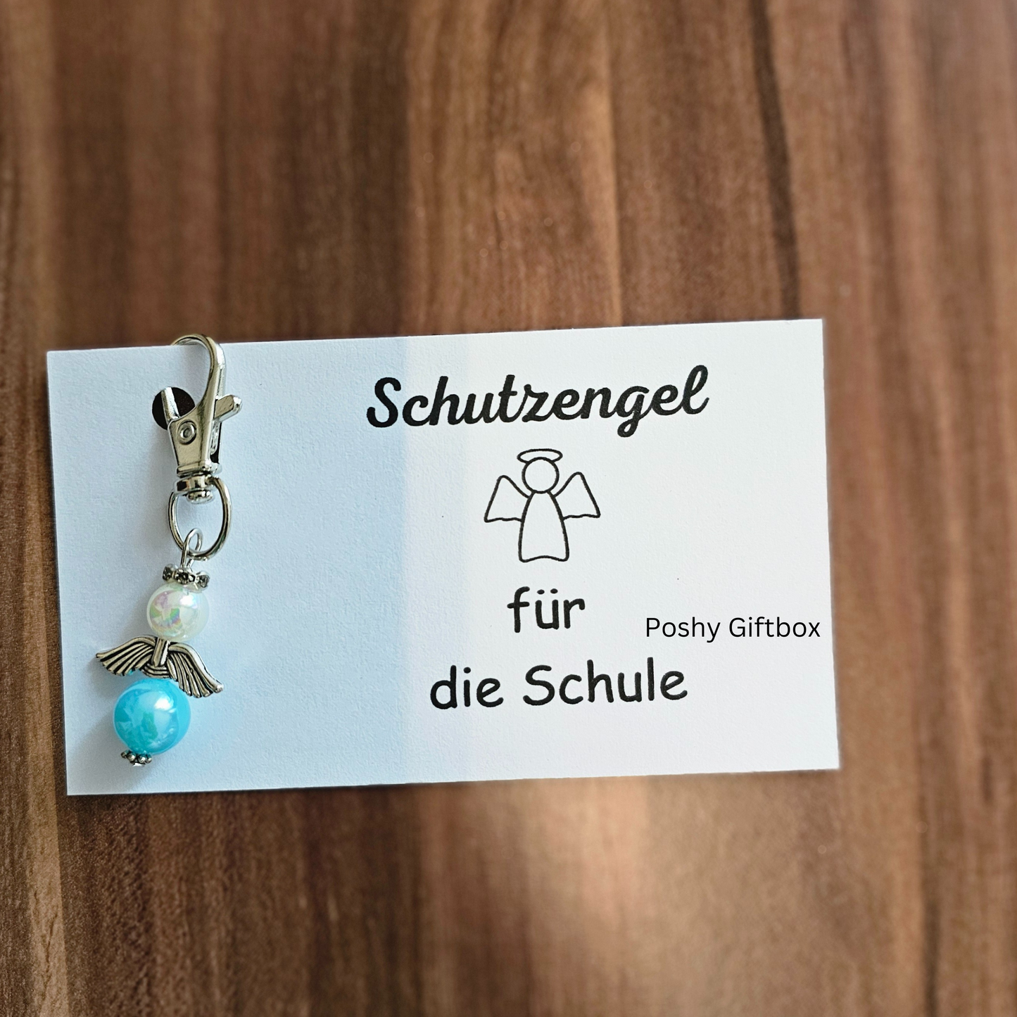 Schutzengel/ Schlüsselanhänger/Schutzengel Geschenk zur Kommunion/Einsatz/Schule/Glücksbringer Glücksengel, Schutzengel PoshyGiftbox